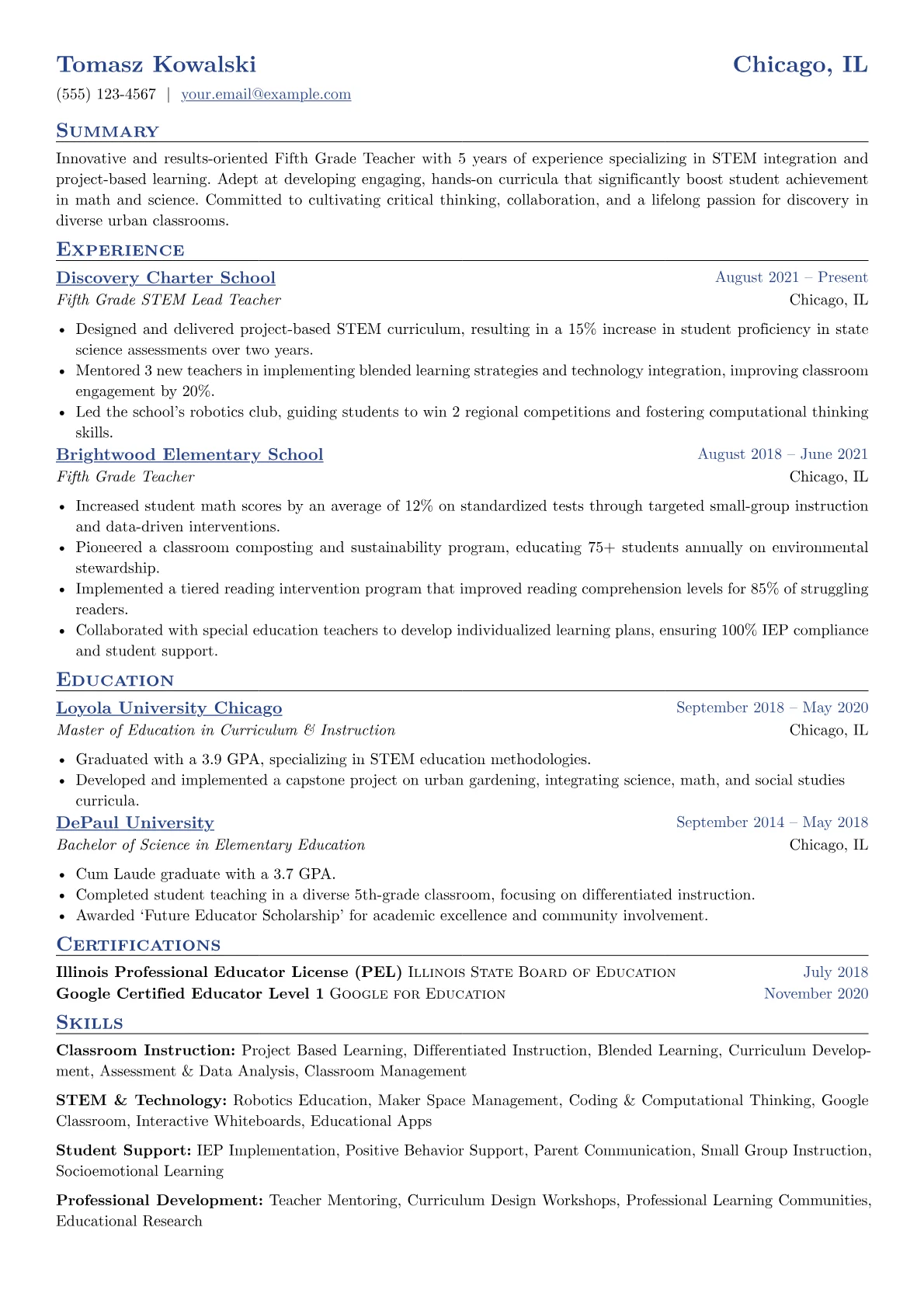 STEM-Focused Fifth version - Page 1