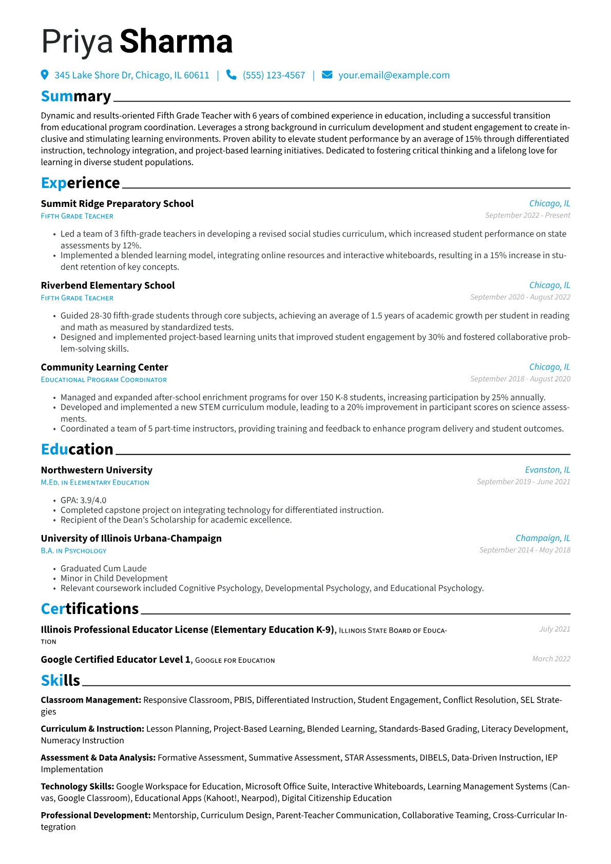 Career changer version - Page 1