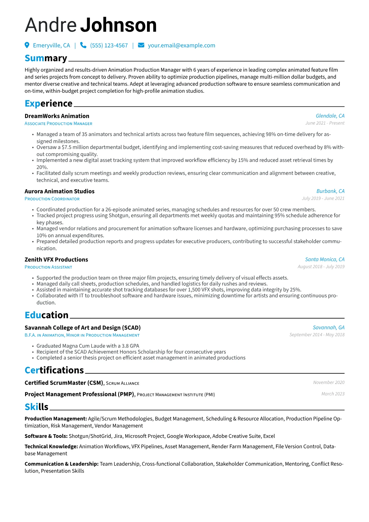 Animation Production version - Page 1