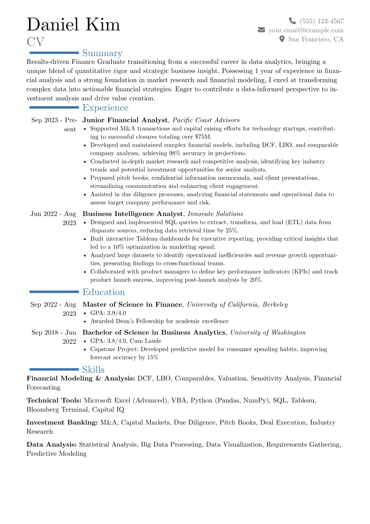 Career changer version - Page 1
