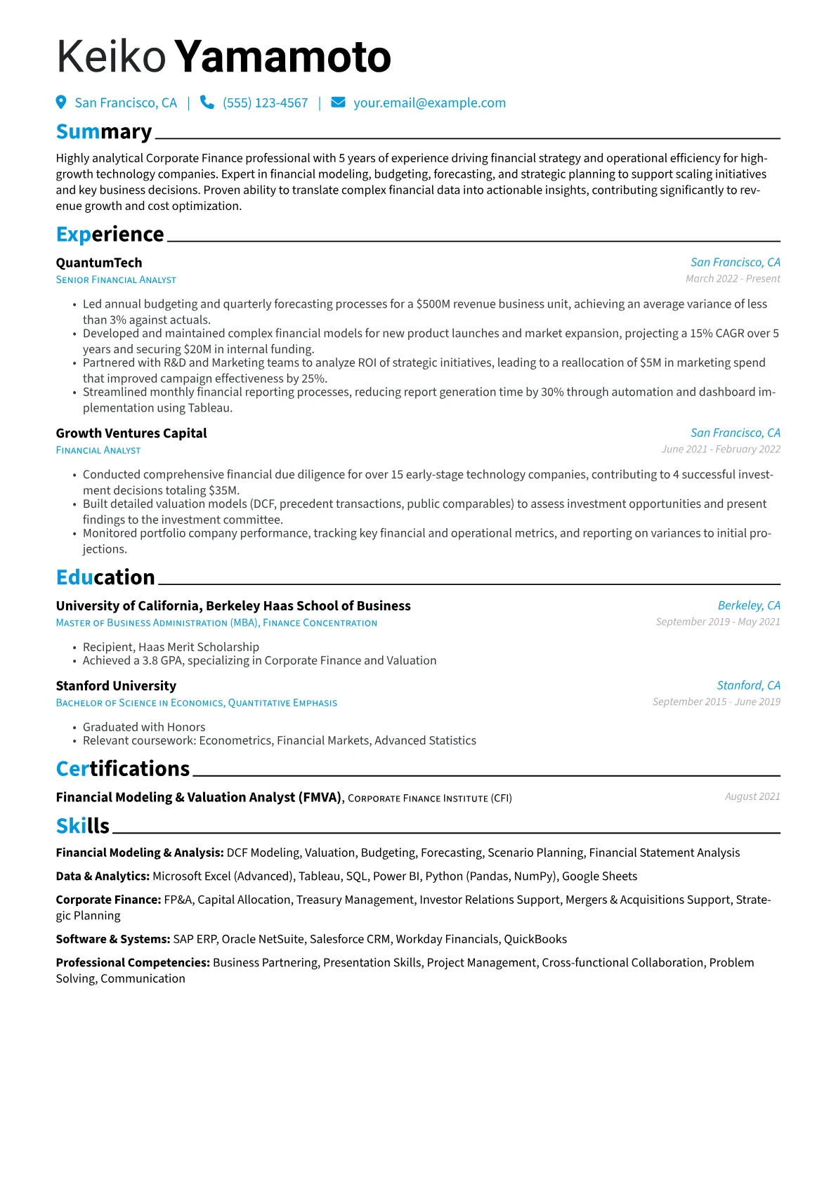 Corporate Finance version - Page 1