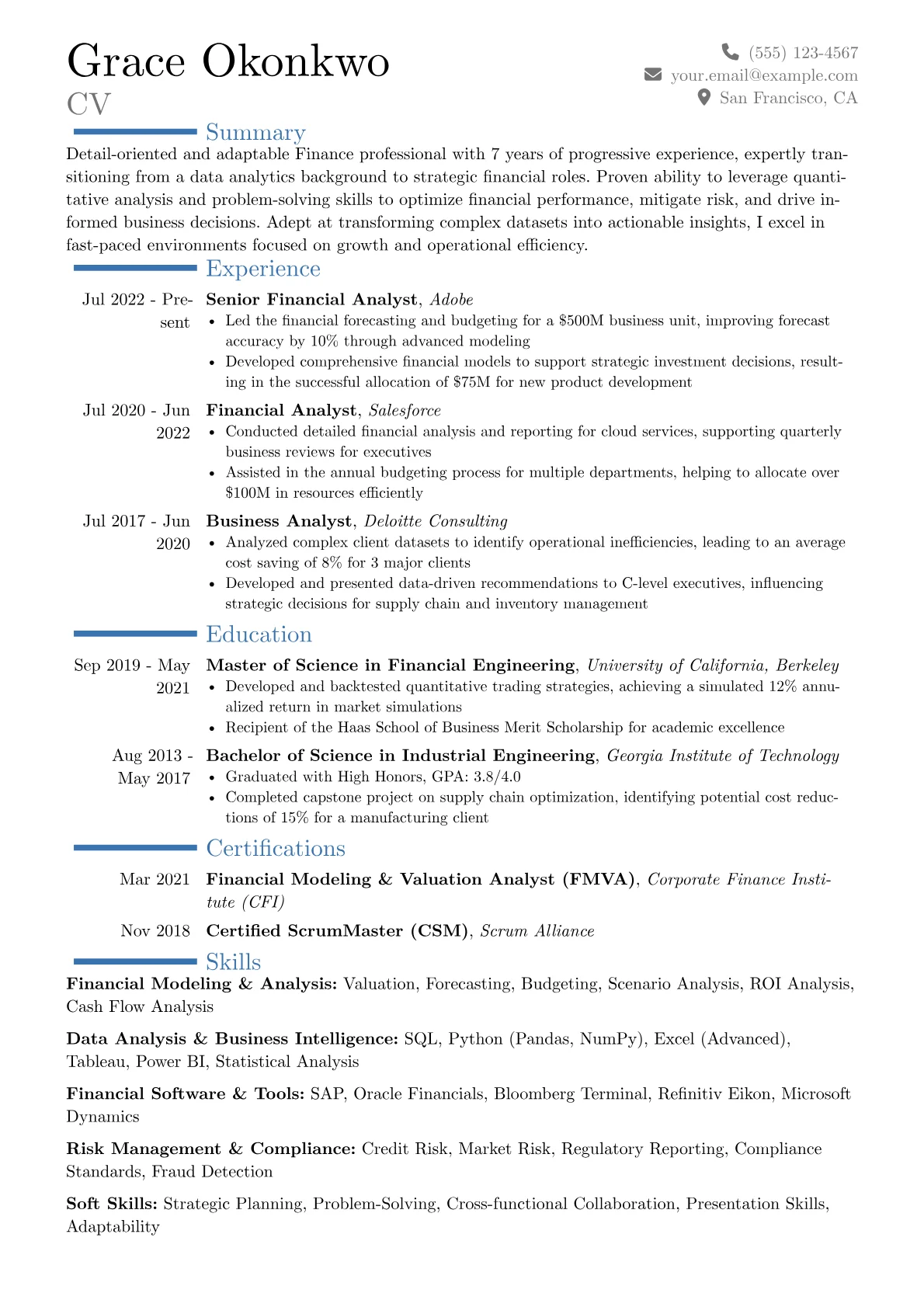 Career changer version - Page 1