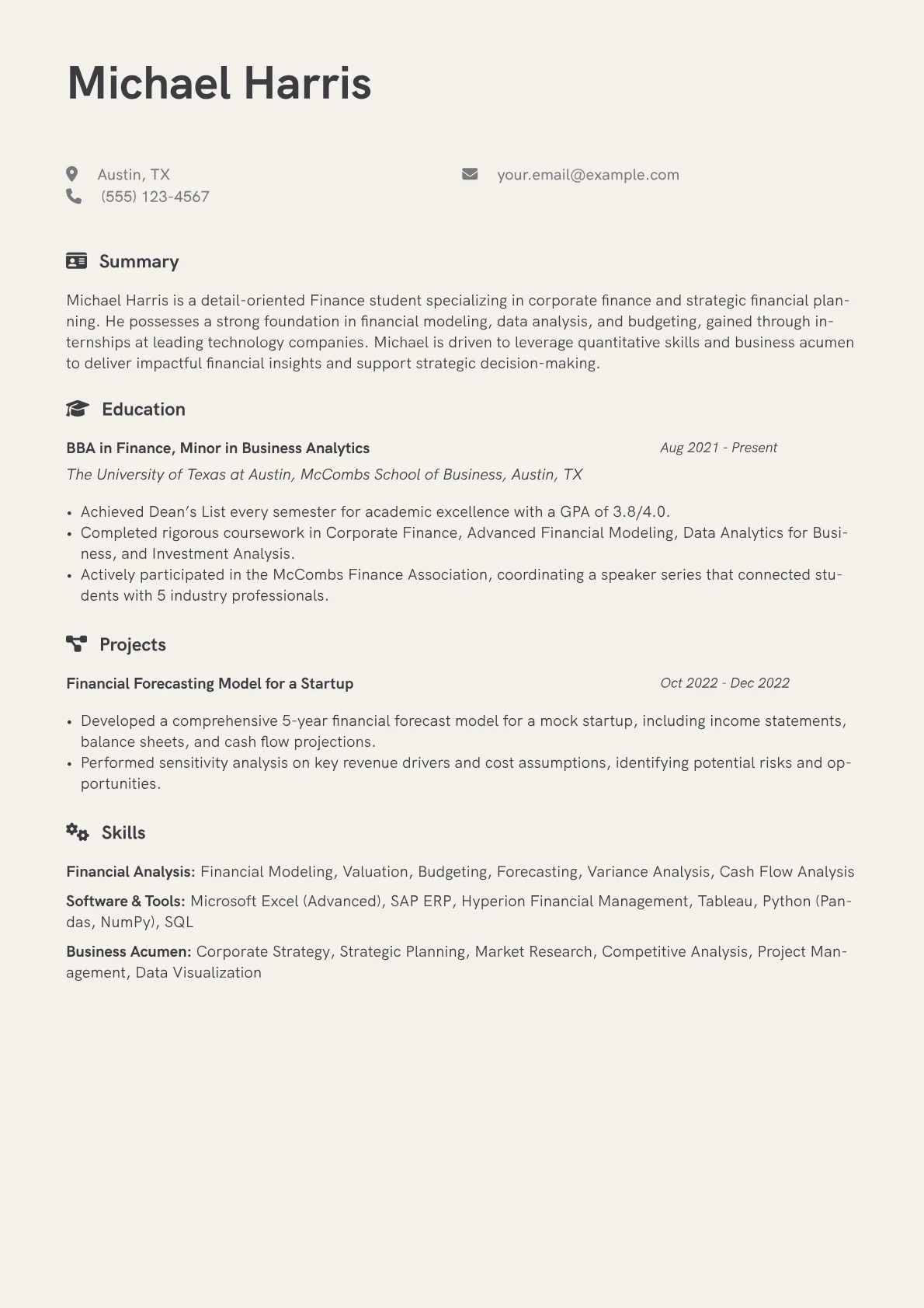 Corporate Finance Student version - Page 1