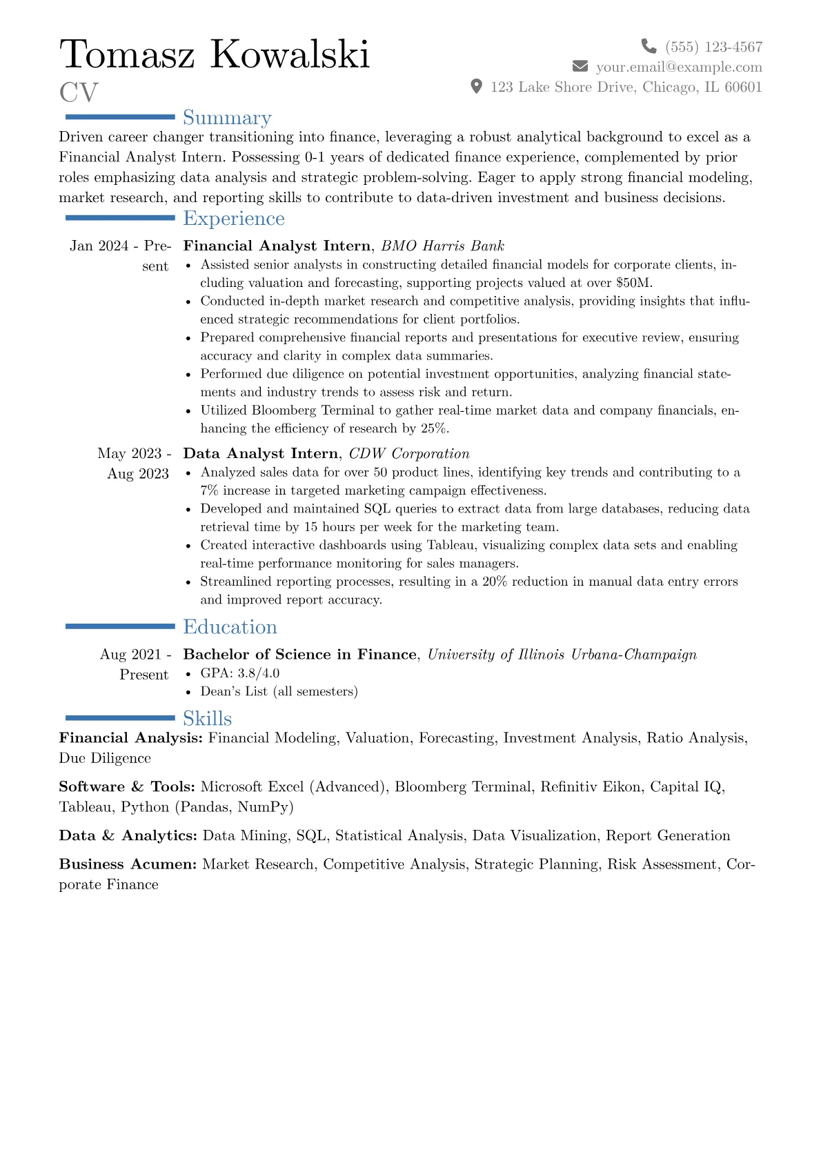Career changer version - Page 1