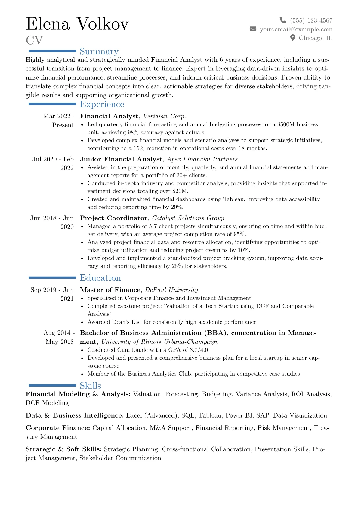 Career changer version - Page 1