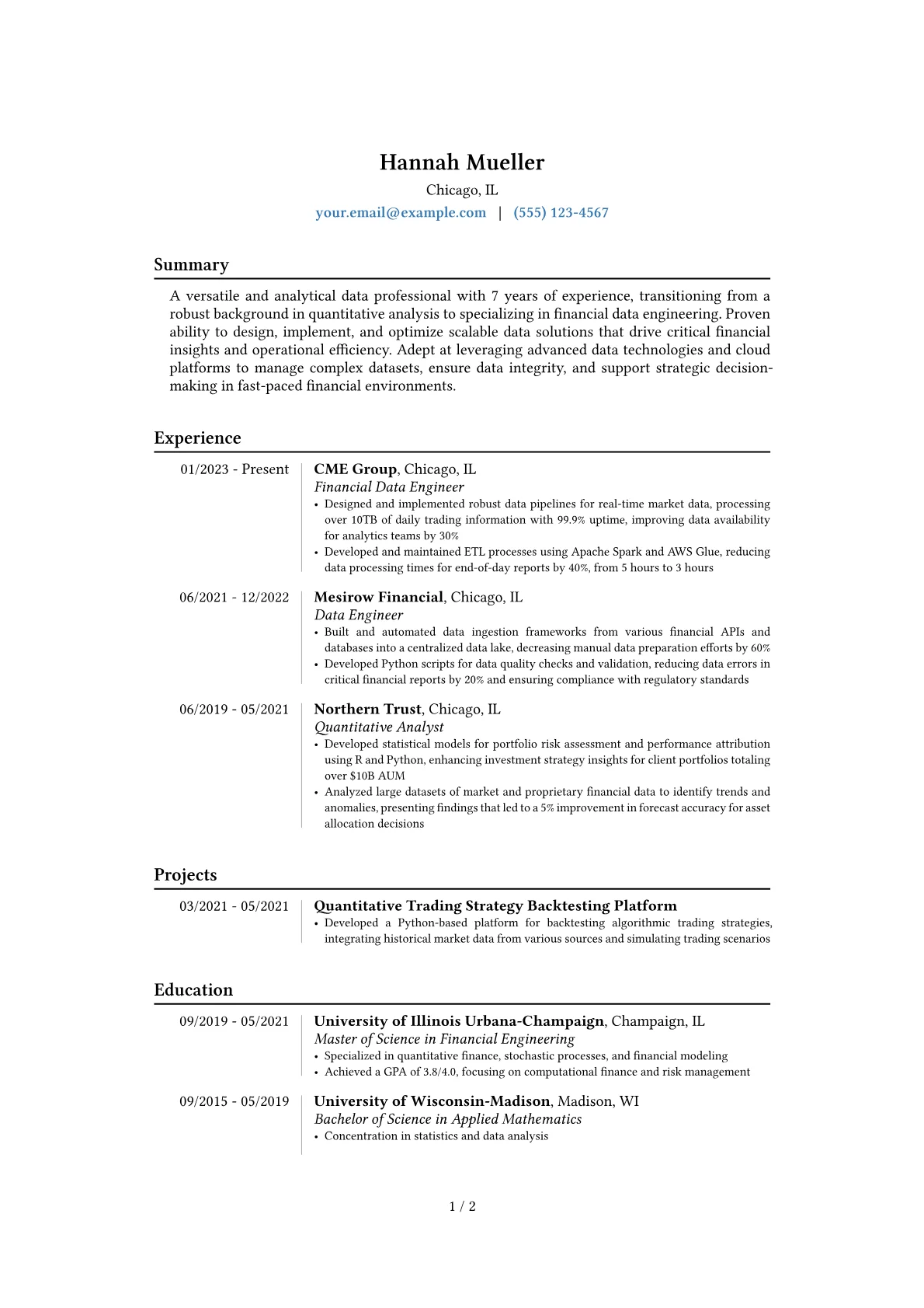 Career changer version - Page 1