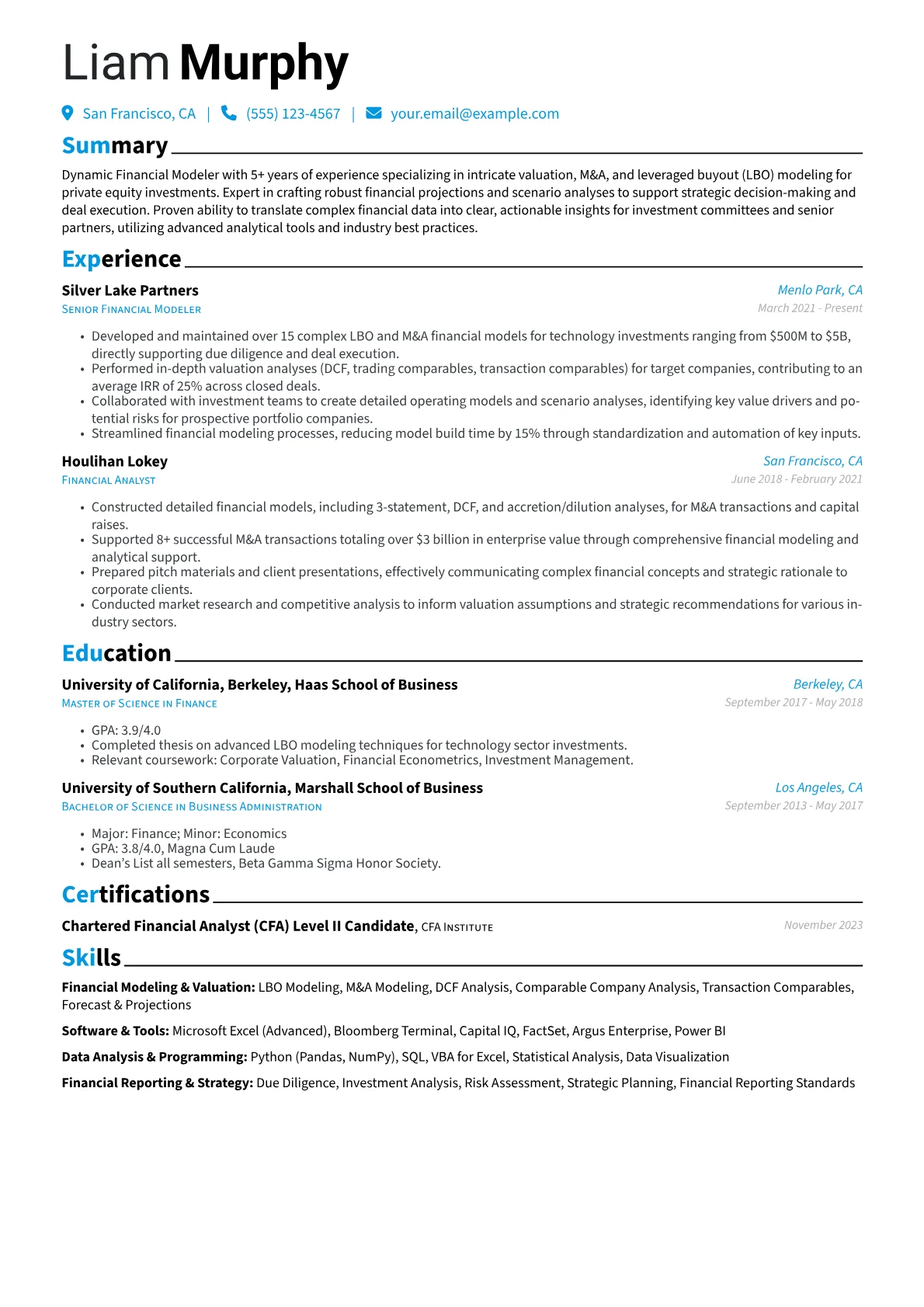 Financial Modeler version - Page 1