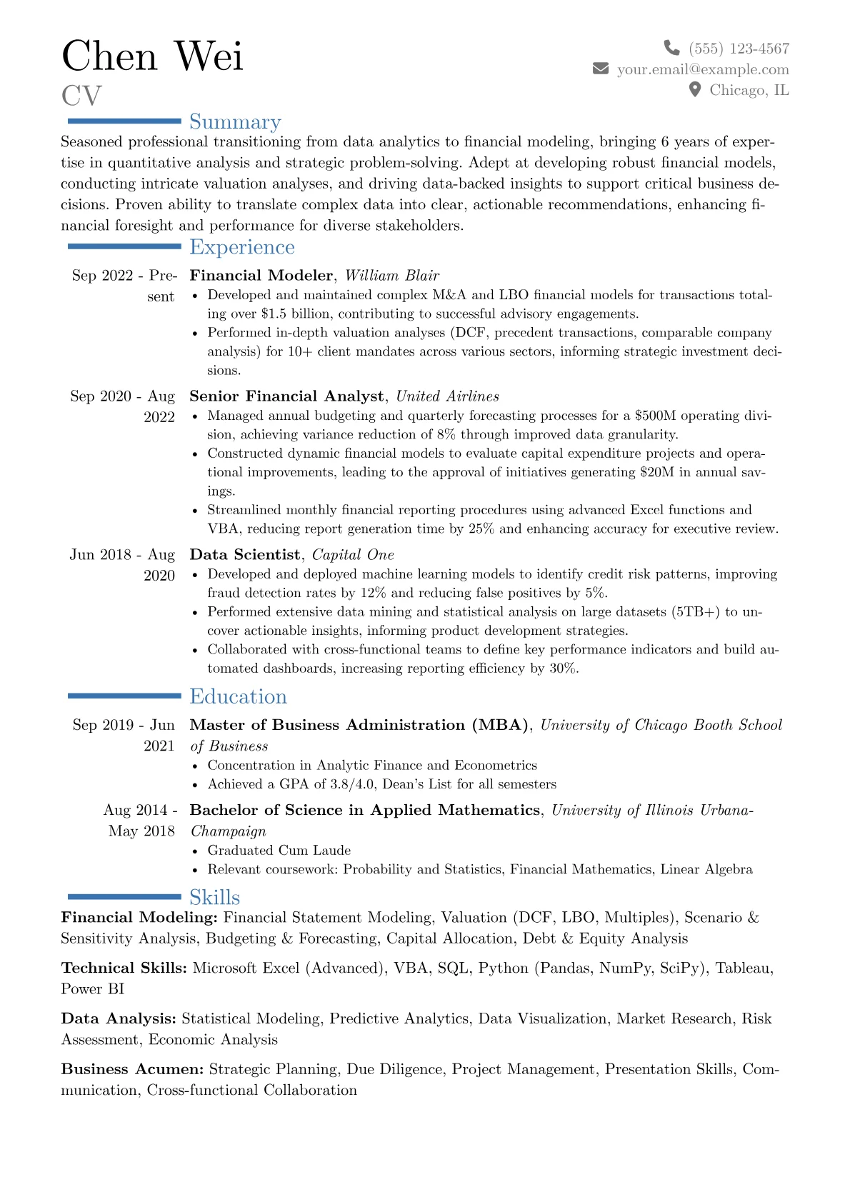 Career changer version - Page 1