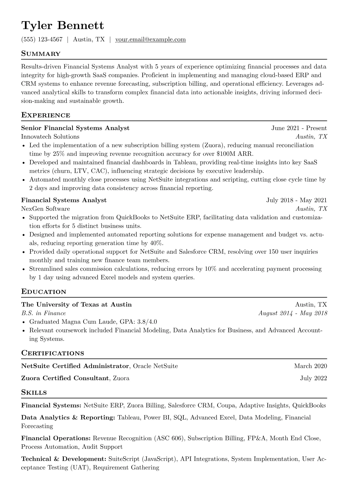 Financial Systems version - Page 1