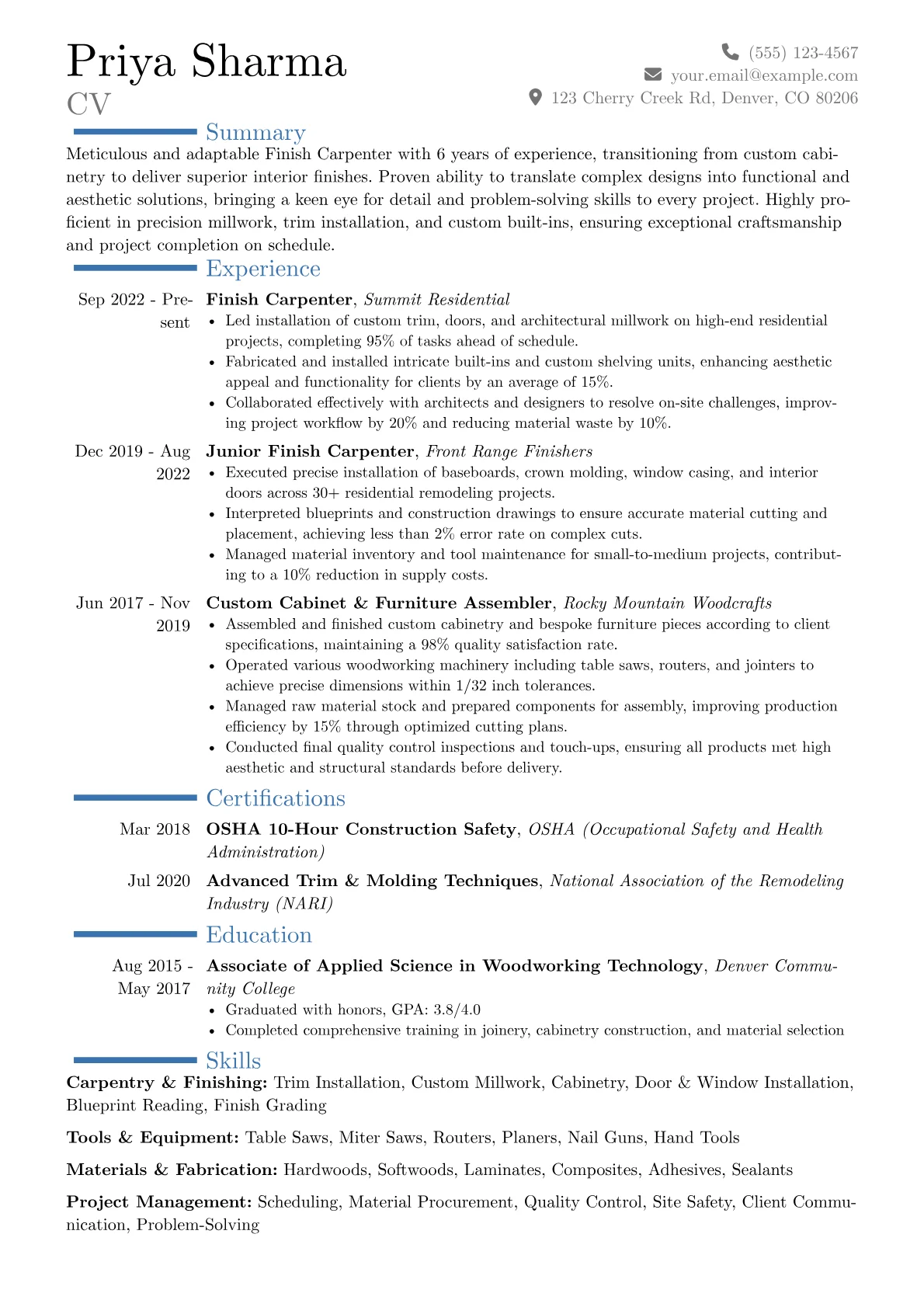 Career changer version - Page 1