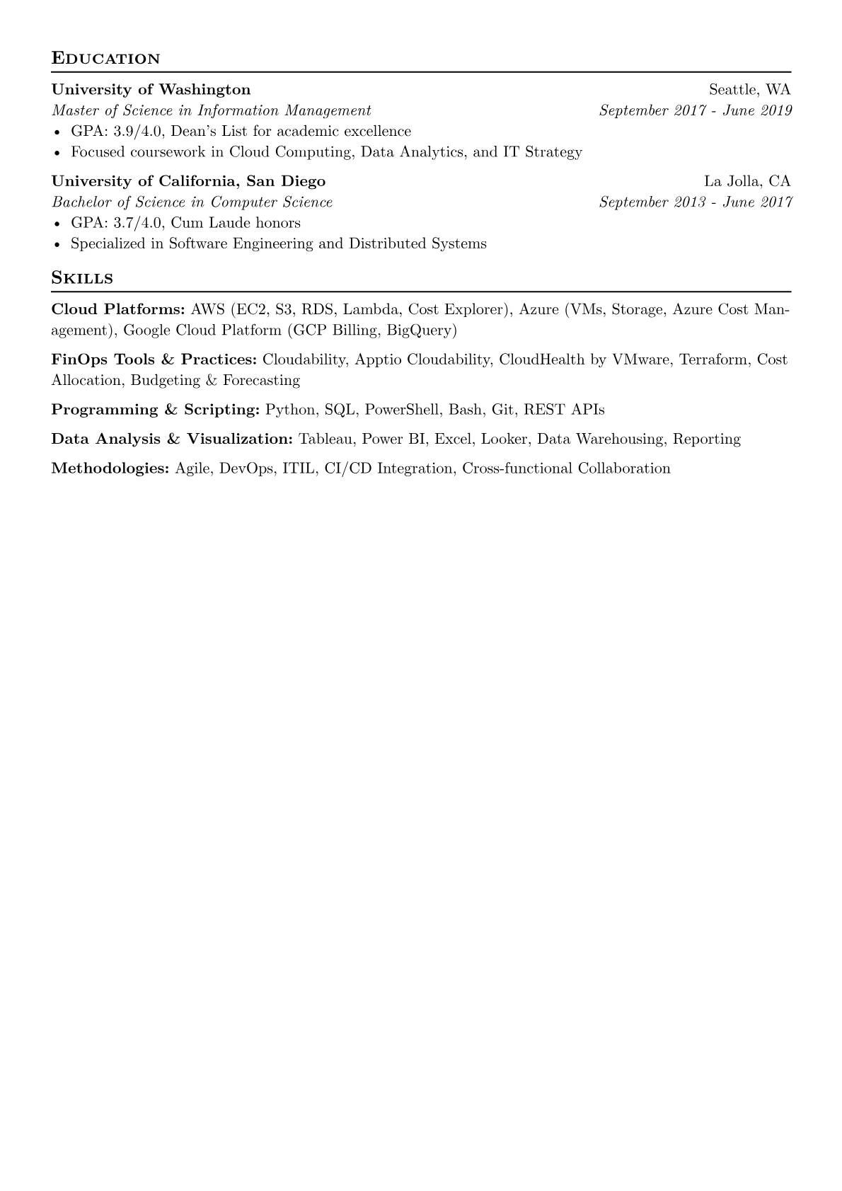 FinOps Engineer version - Page 2