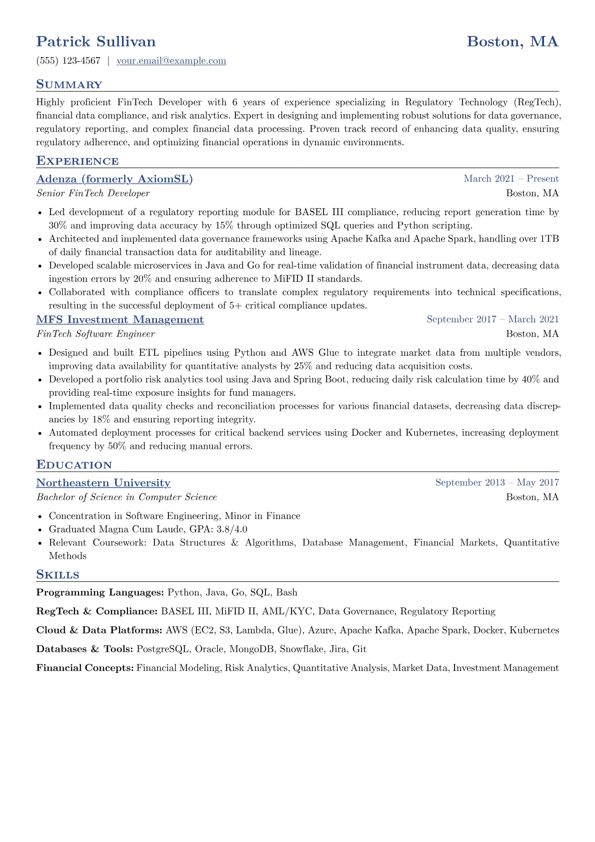 FinTech Developer version - Page 1