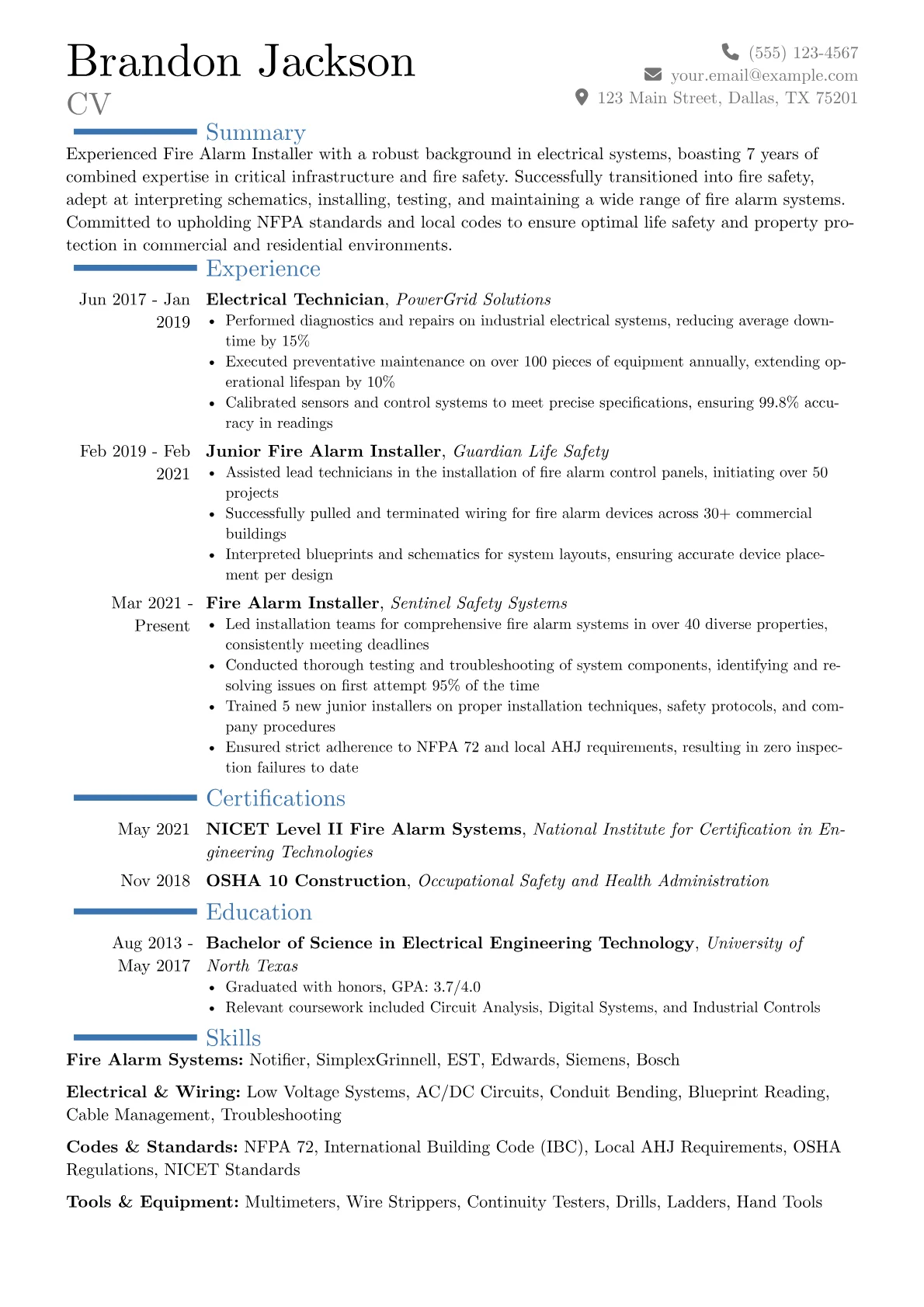 Career changer version - Page 1