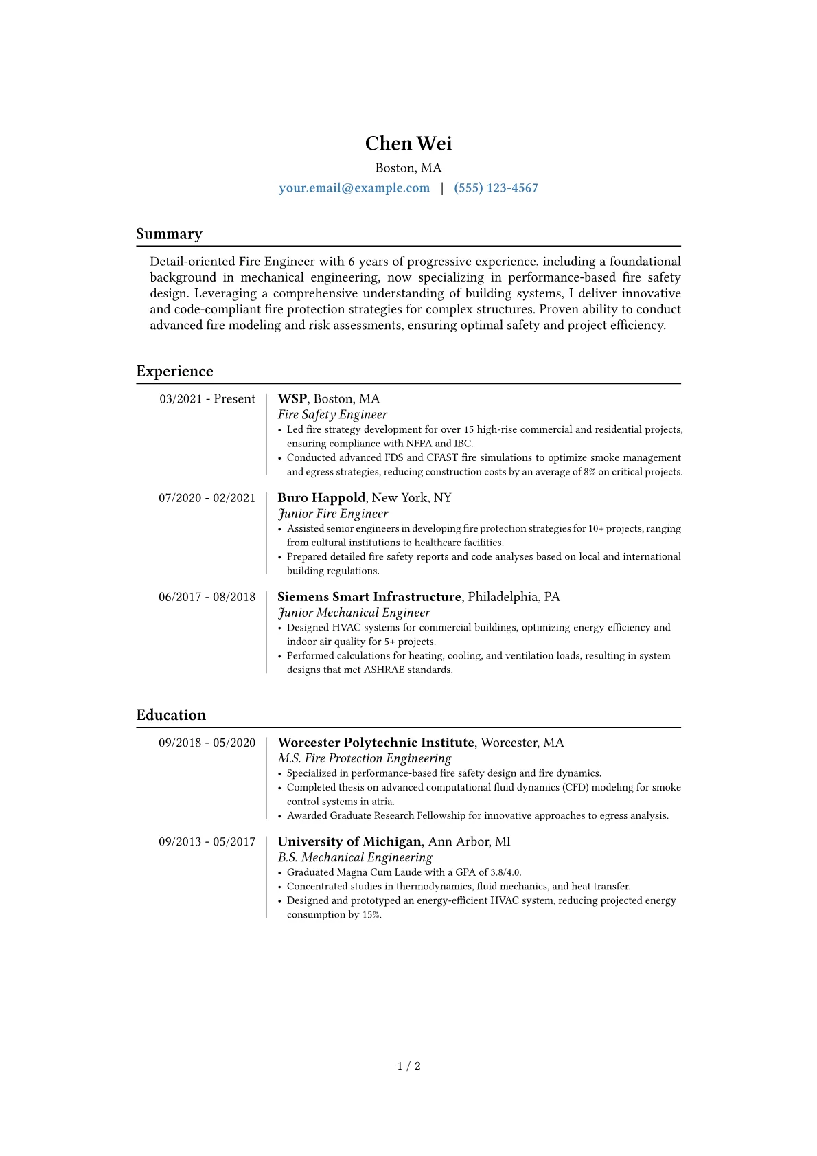 Career changer version - Page 1