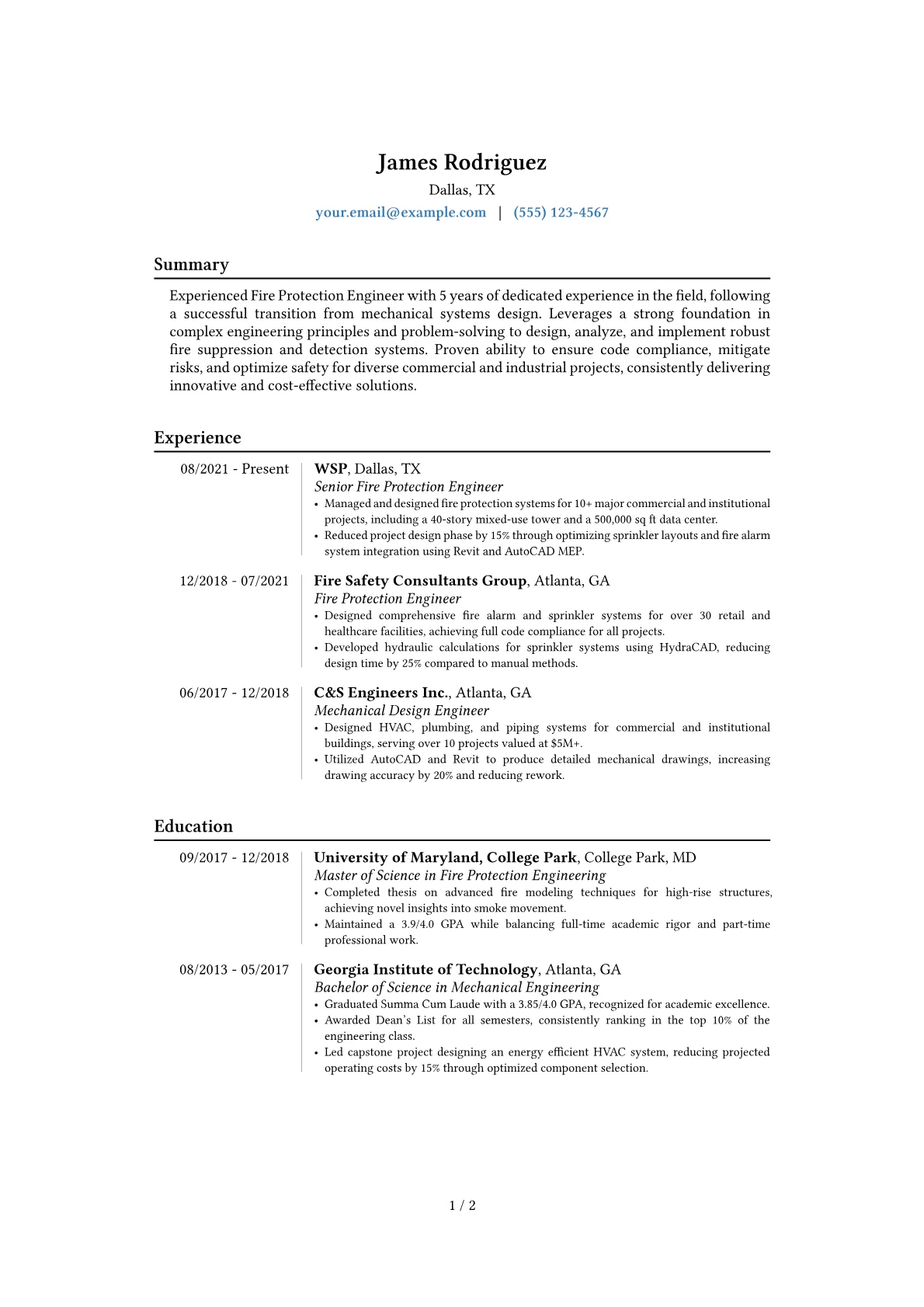 Career changer version - Page 1