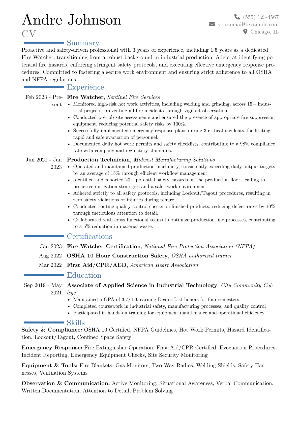Career changer version - Page 1
