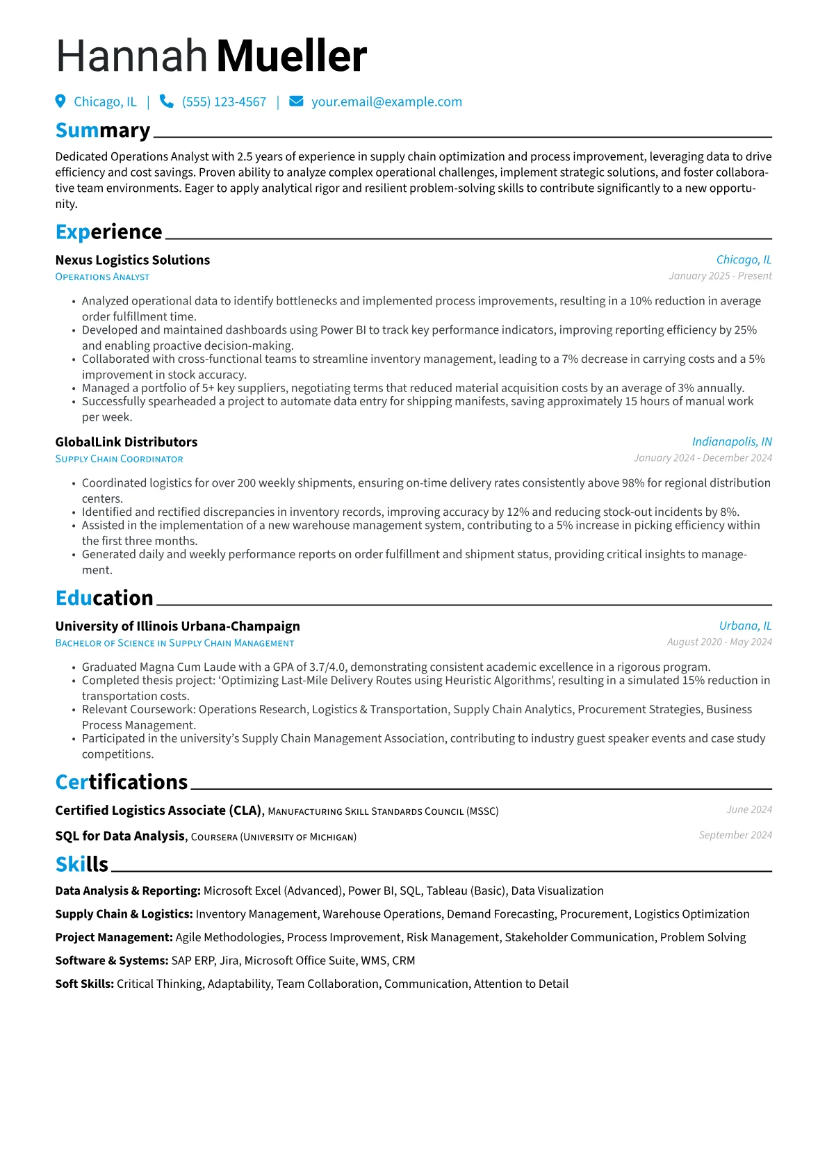 Fired From Job resume example, Fired From Job, page 1