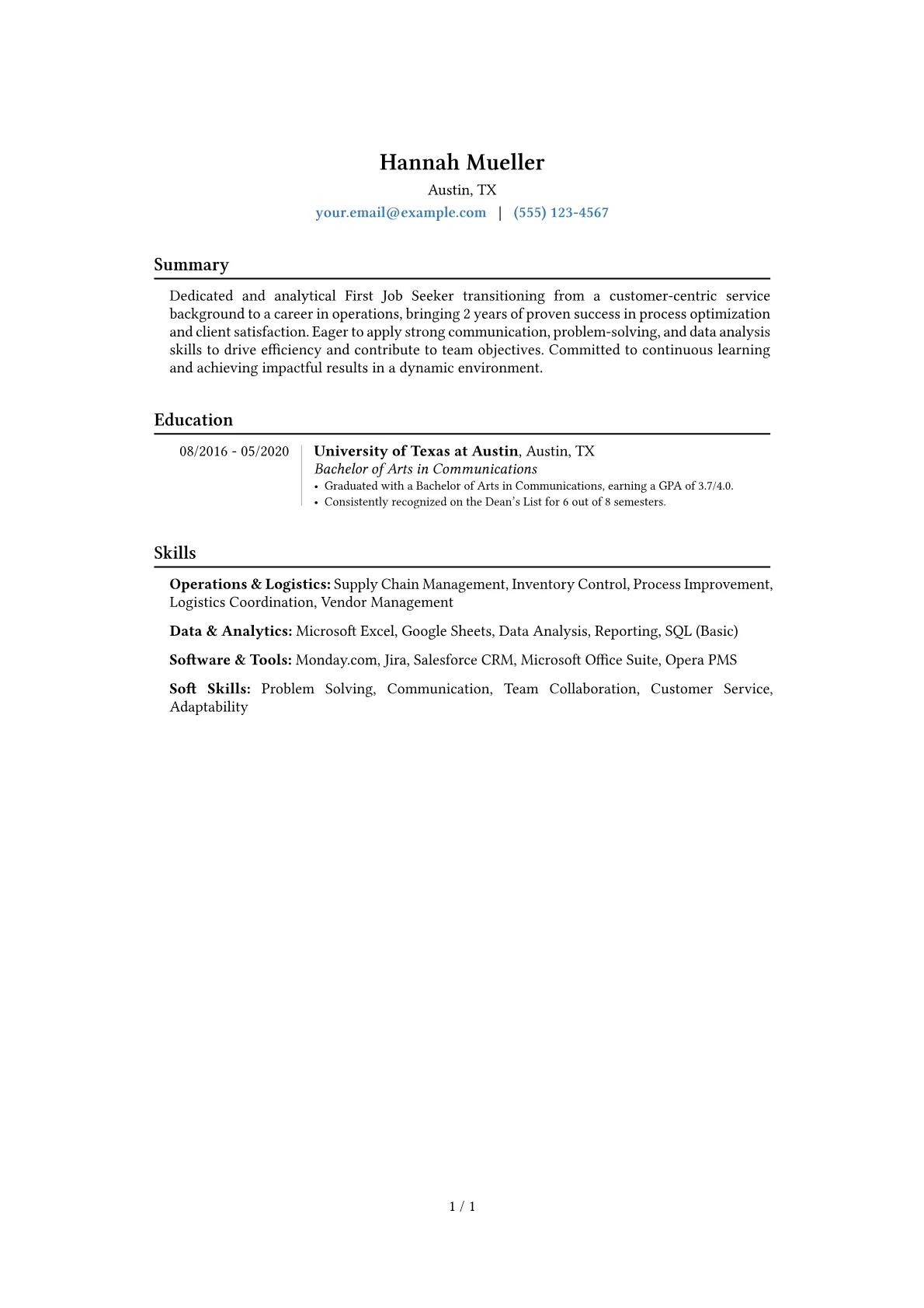 Career changer version - Page 1