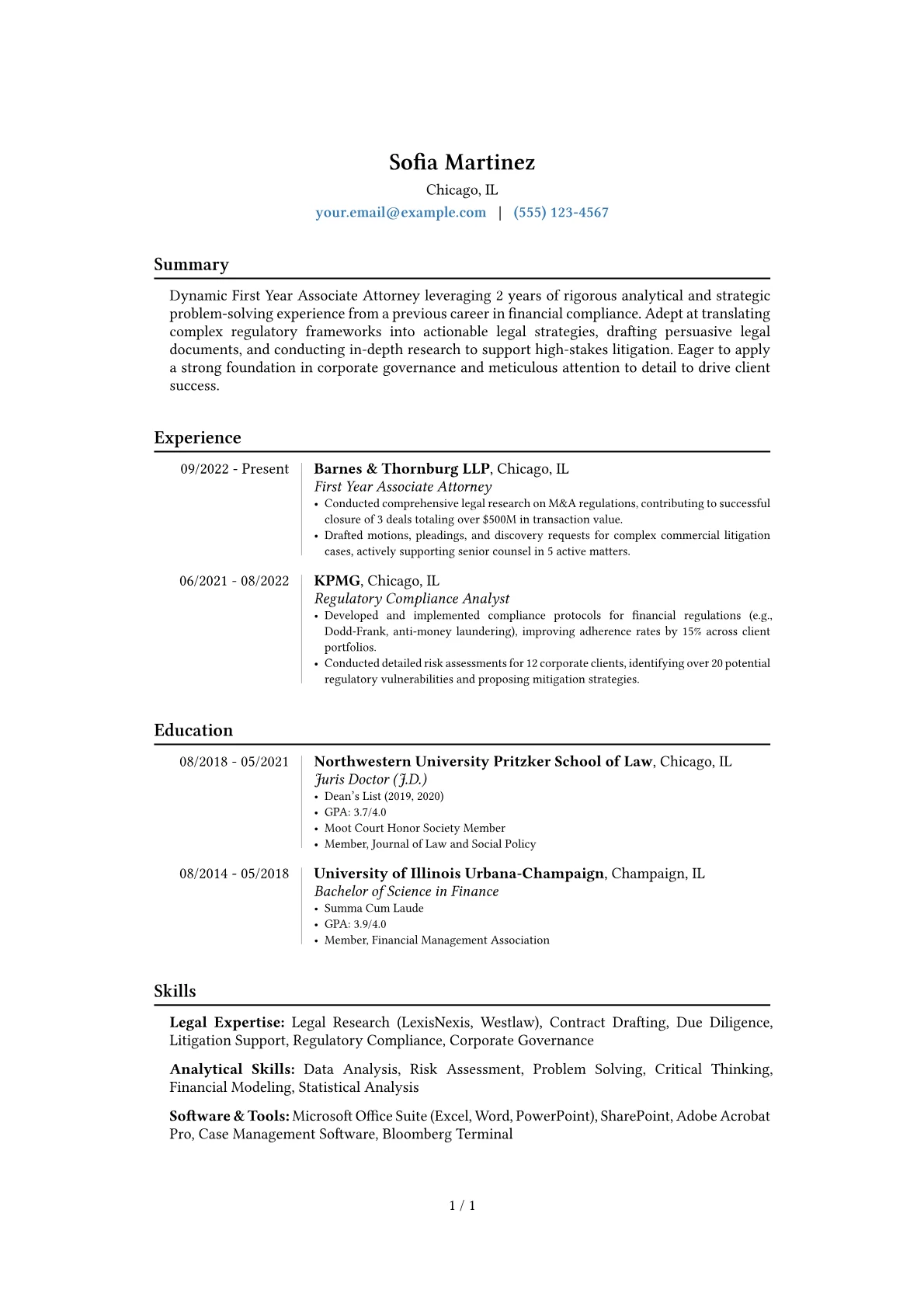 Career changer version - Page 1