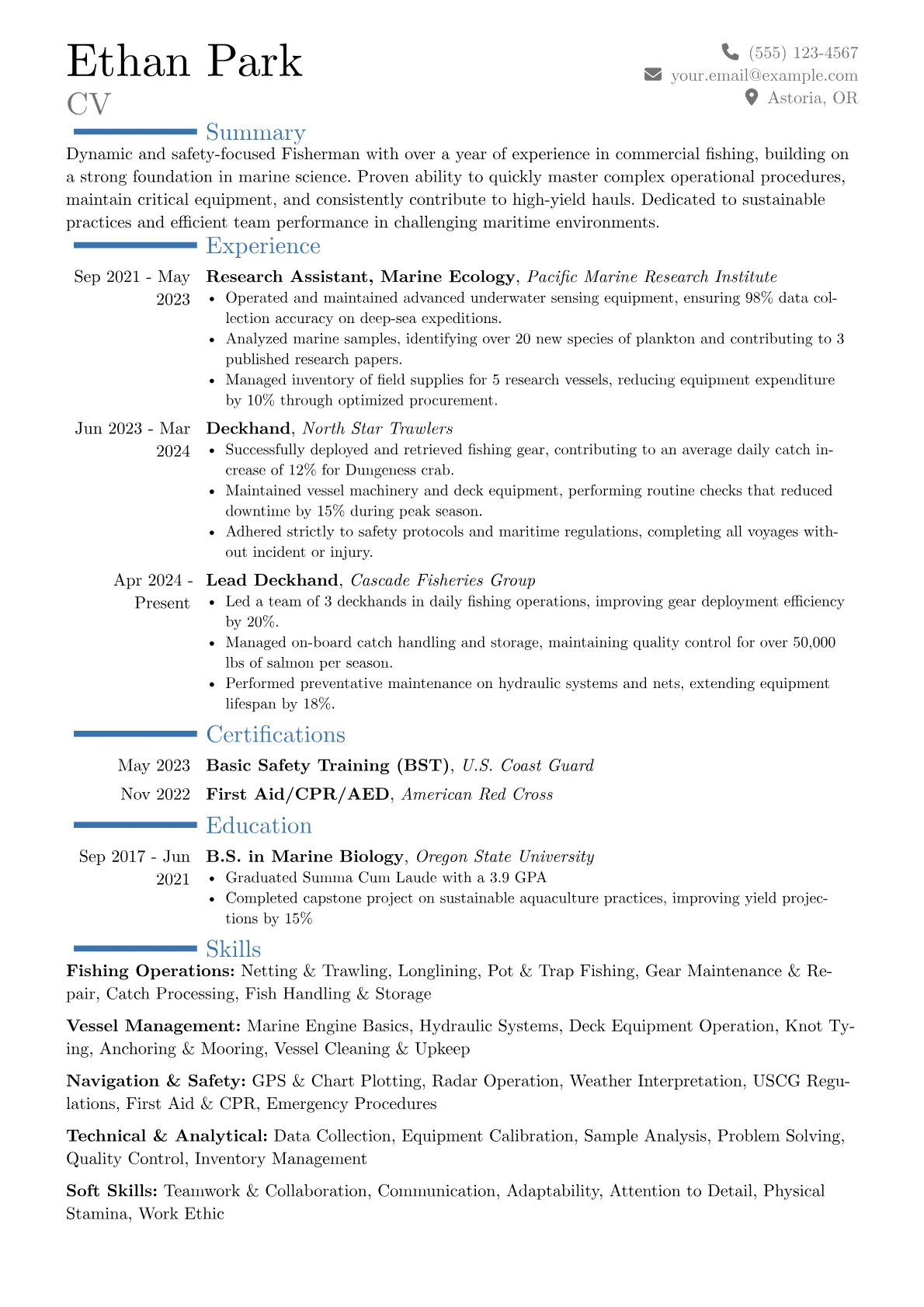 Career changer version - Page 1
