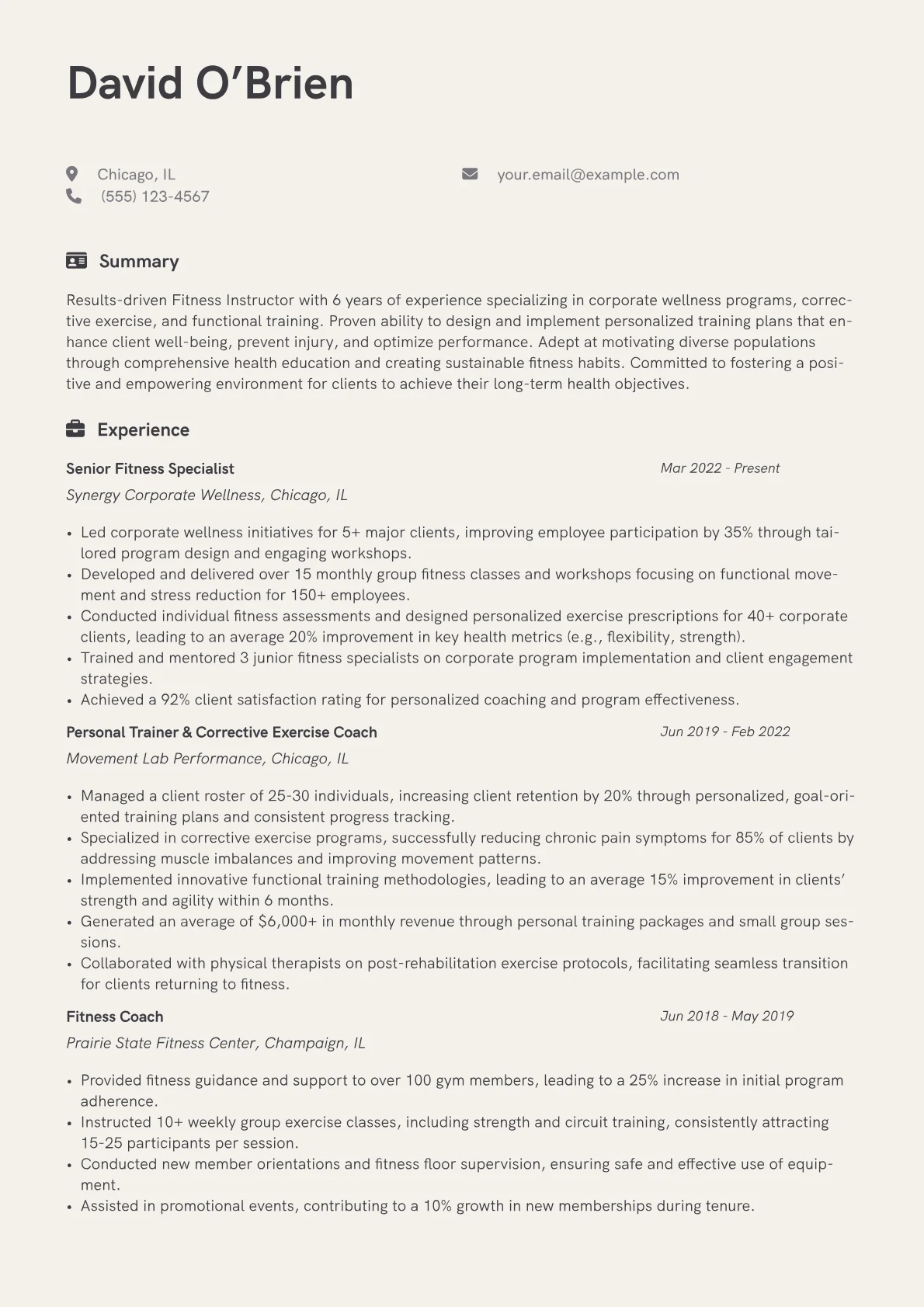 Corporate Wellness version - Page 1