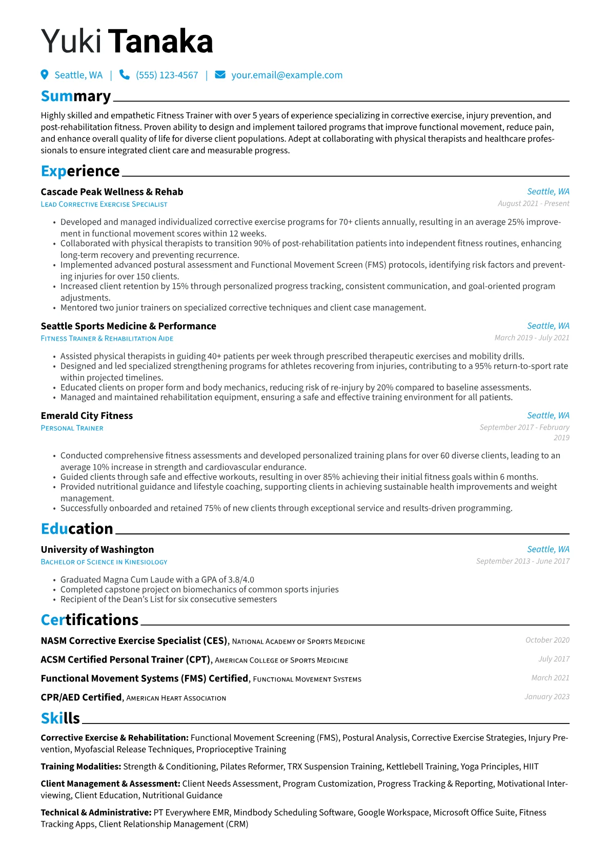 Corrective Exercise Focus version - Page 1