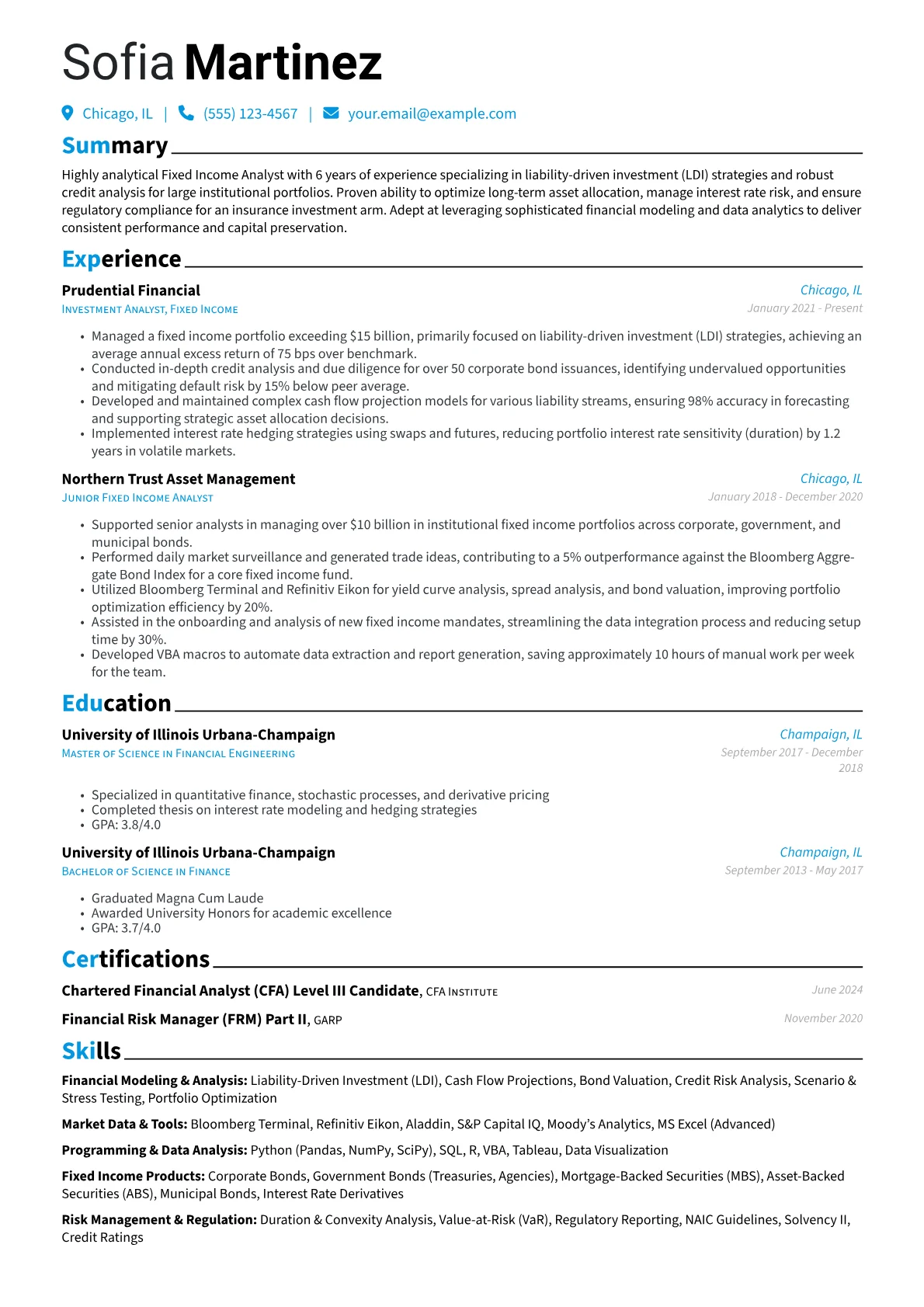 Financial Modeling version - Page 1