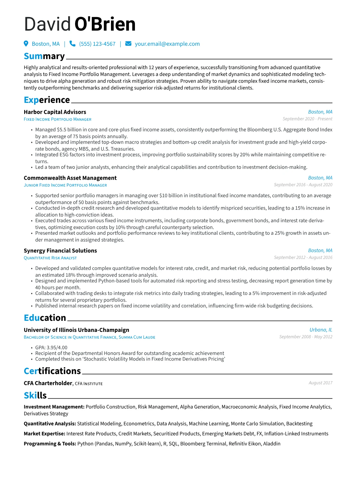Career changer version - Page 1
