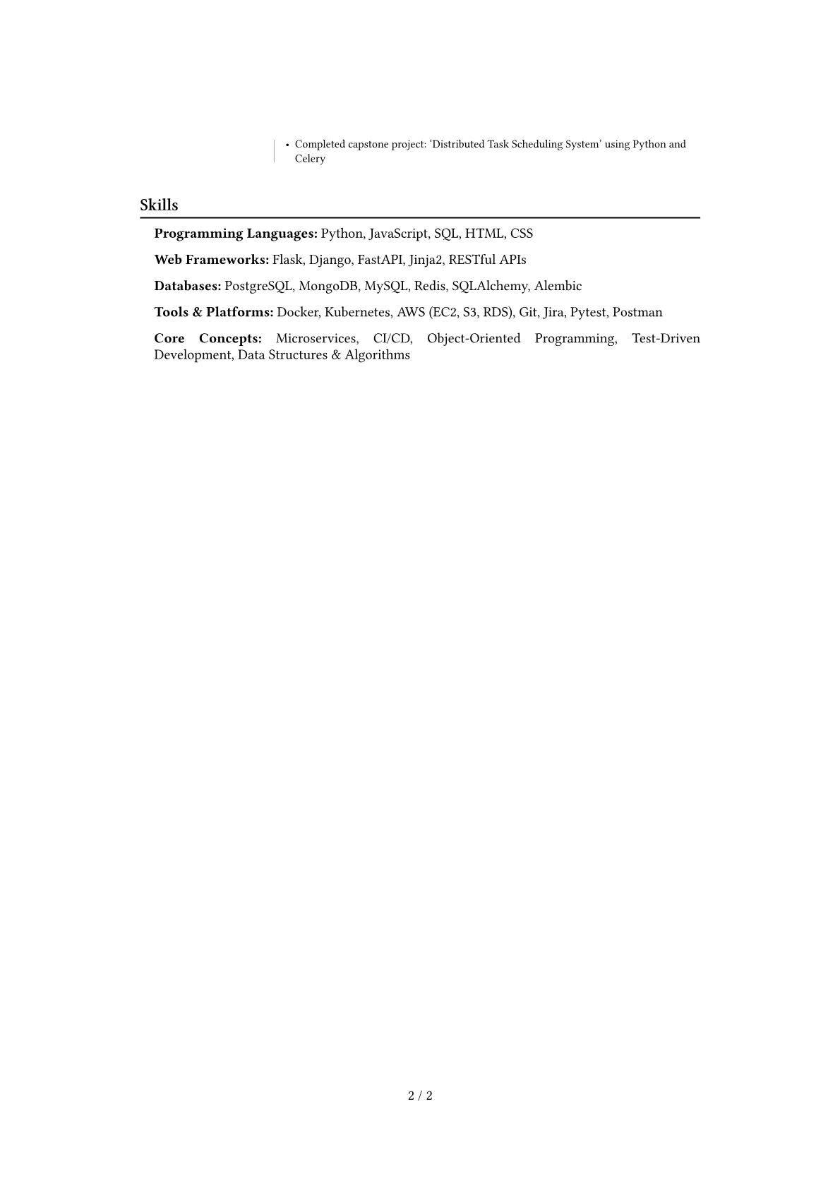 Career changer version - Page 2