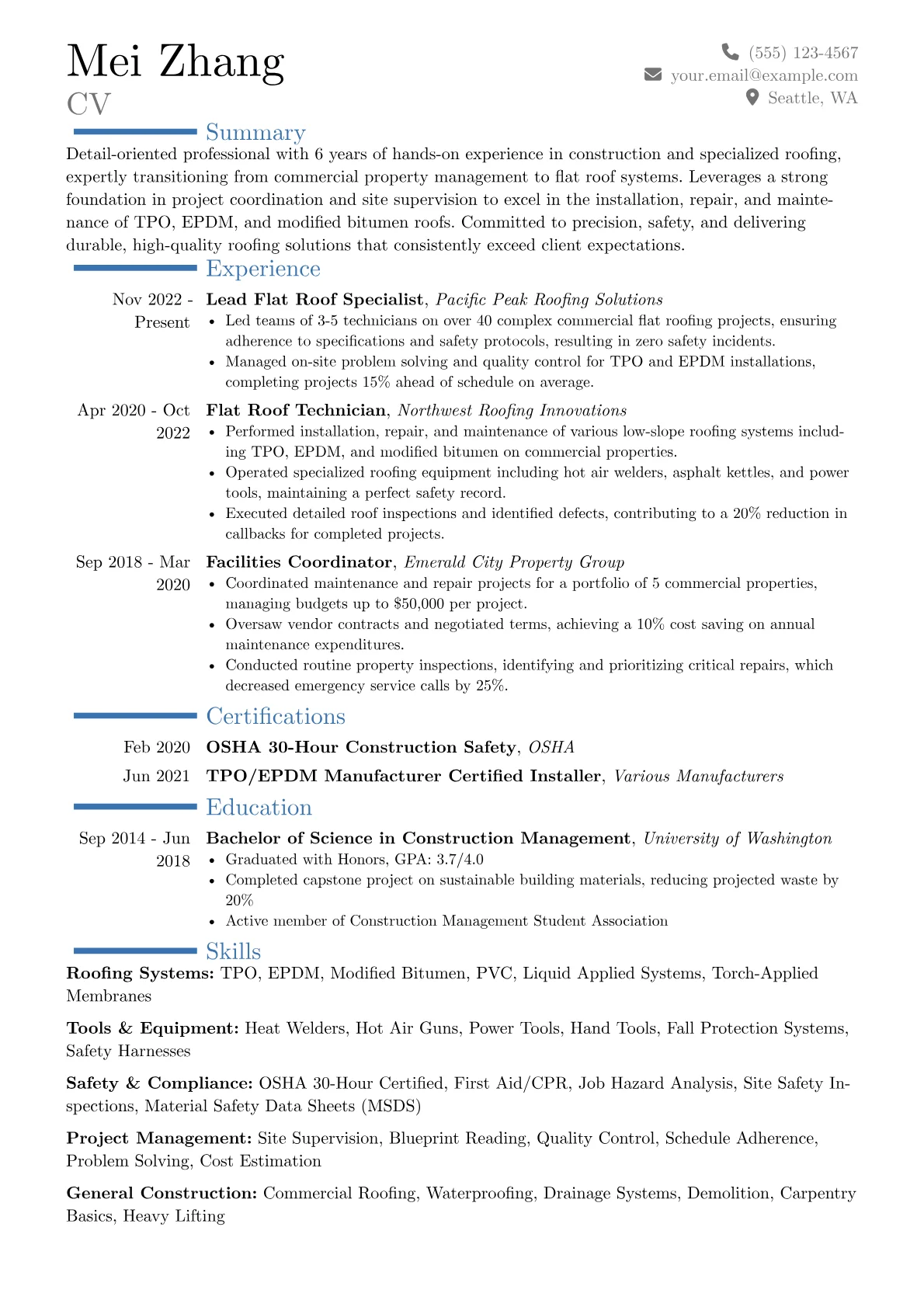 Career changer version - Page 1