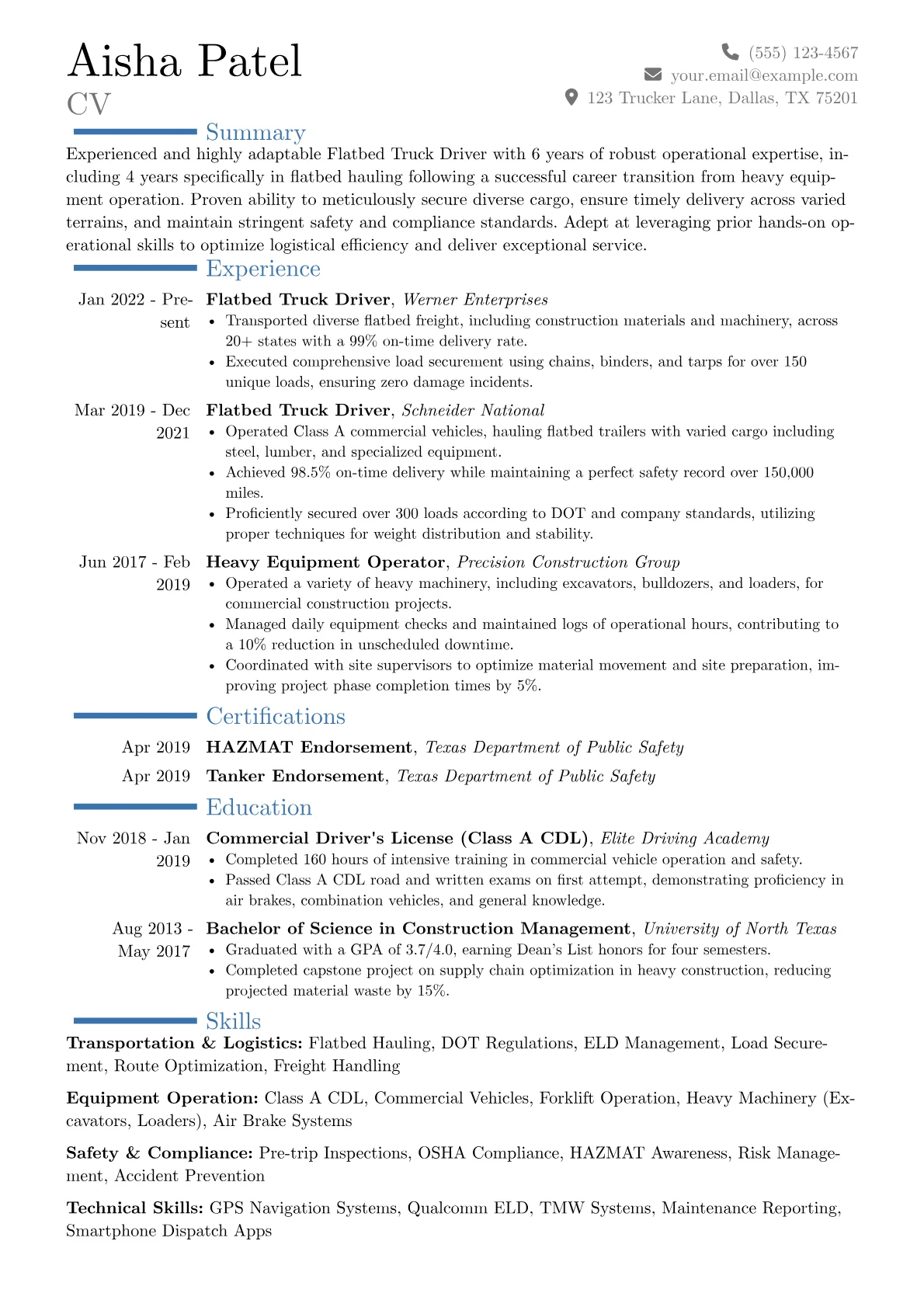 Career changer version - Page 1