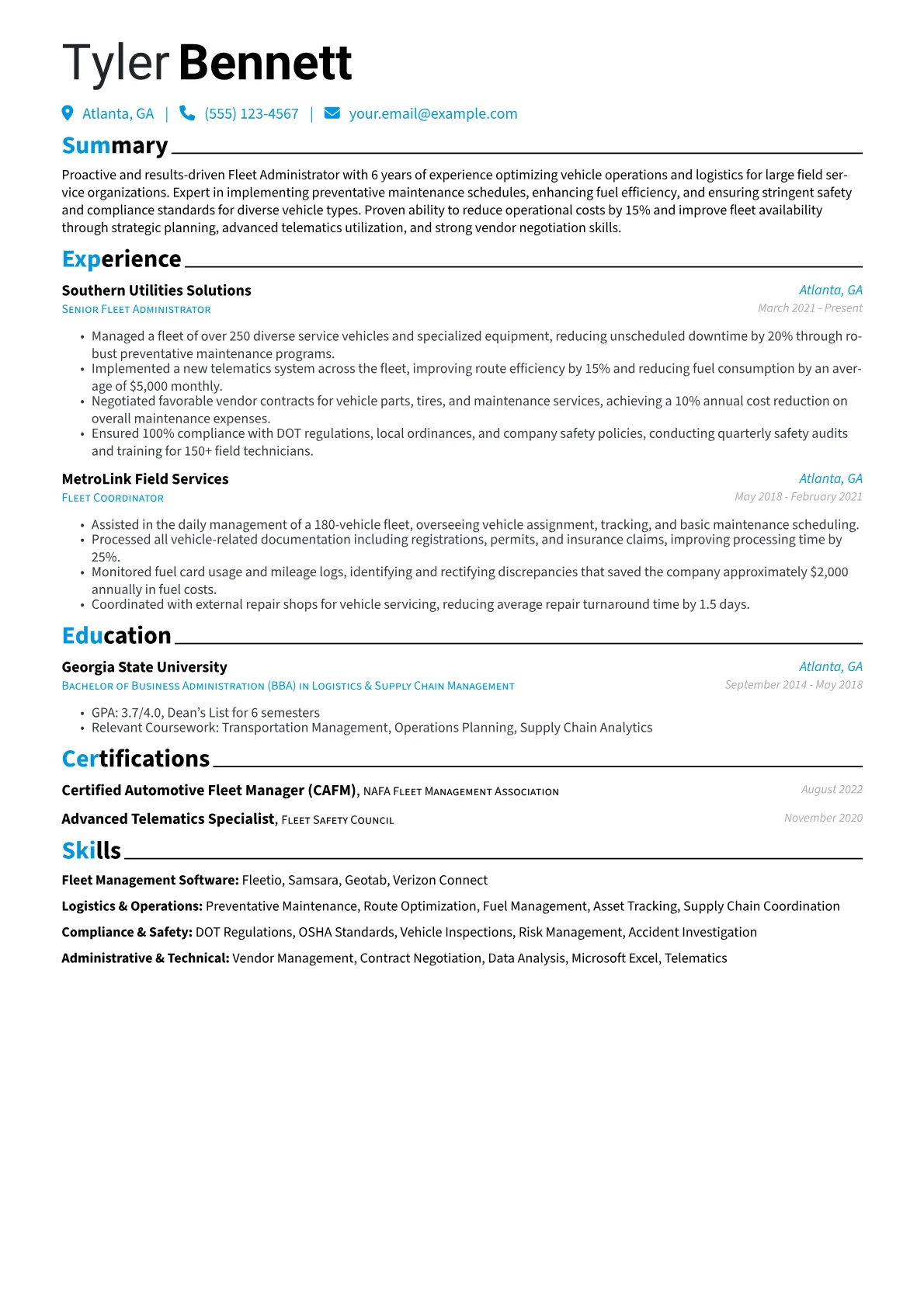 Field Service Fleet version - Page 1