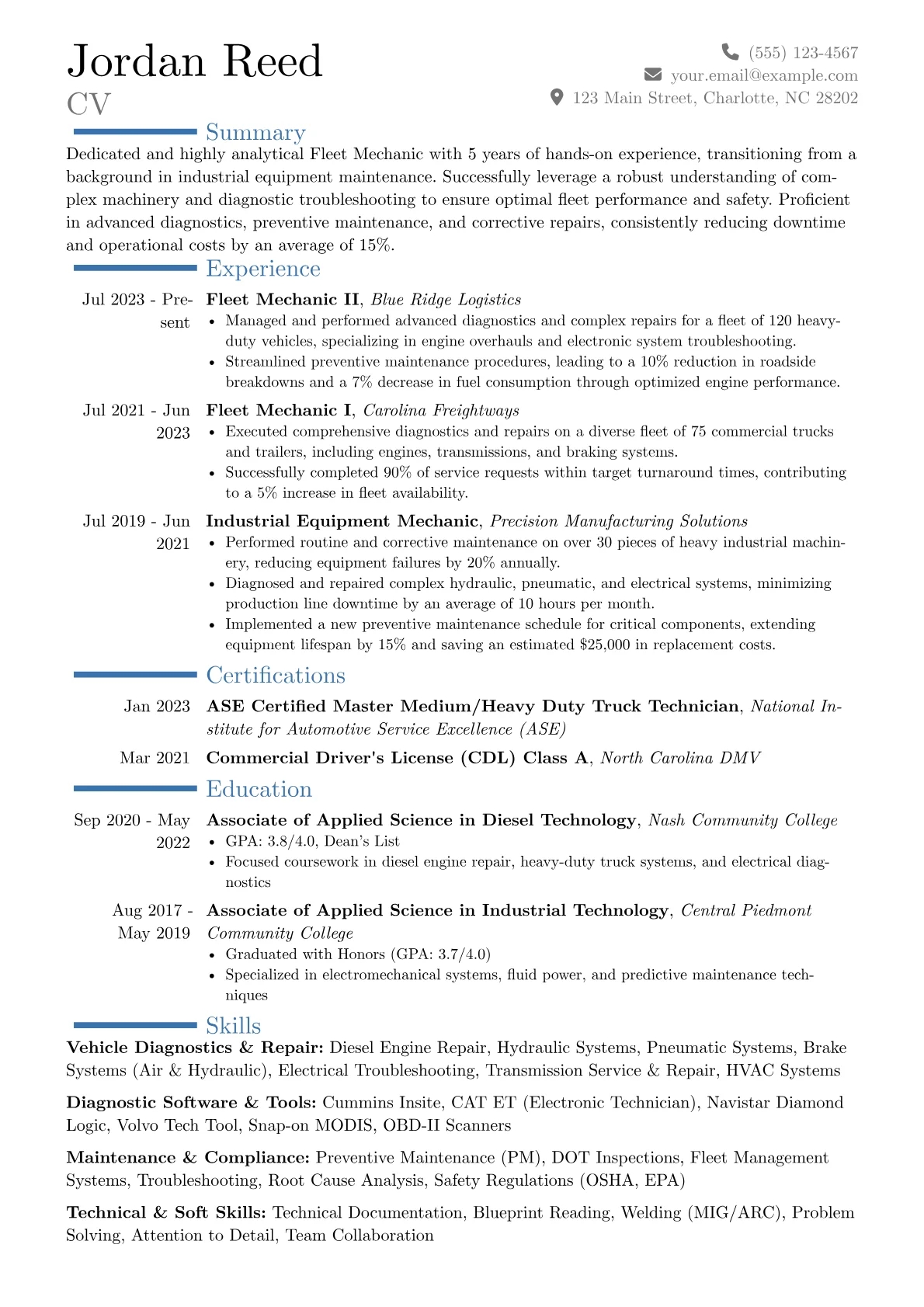 Career changer version - Page 1