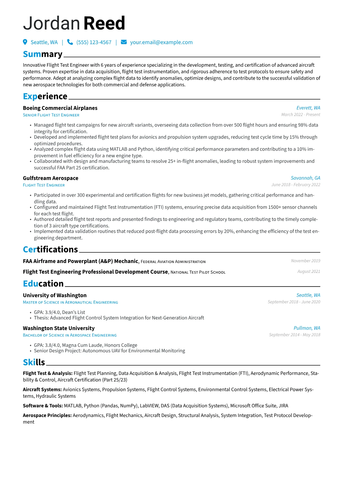 Flight Test & Development version - Page 1