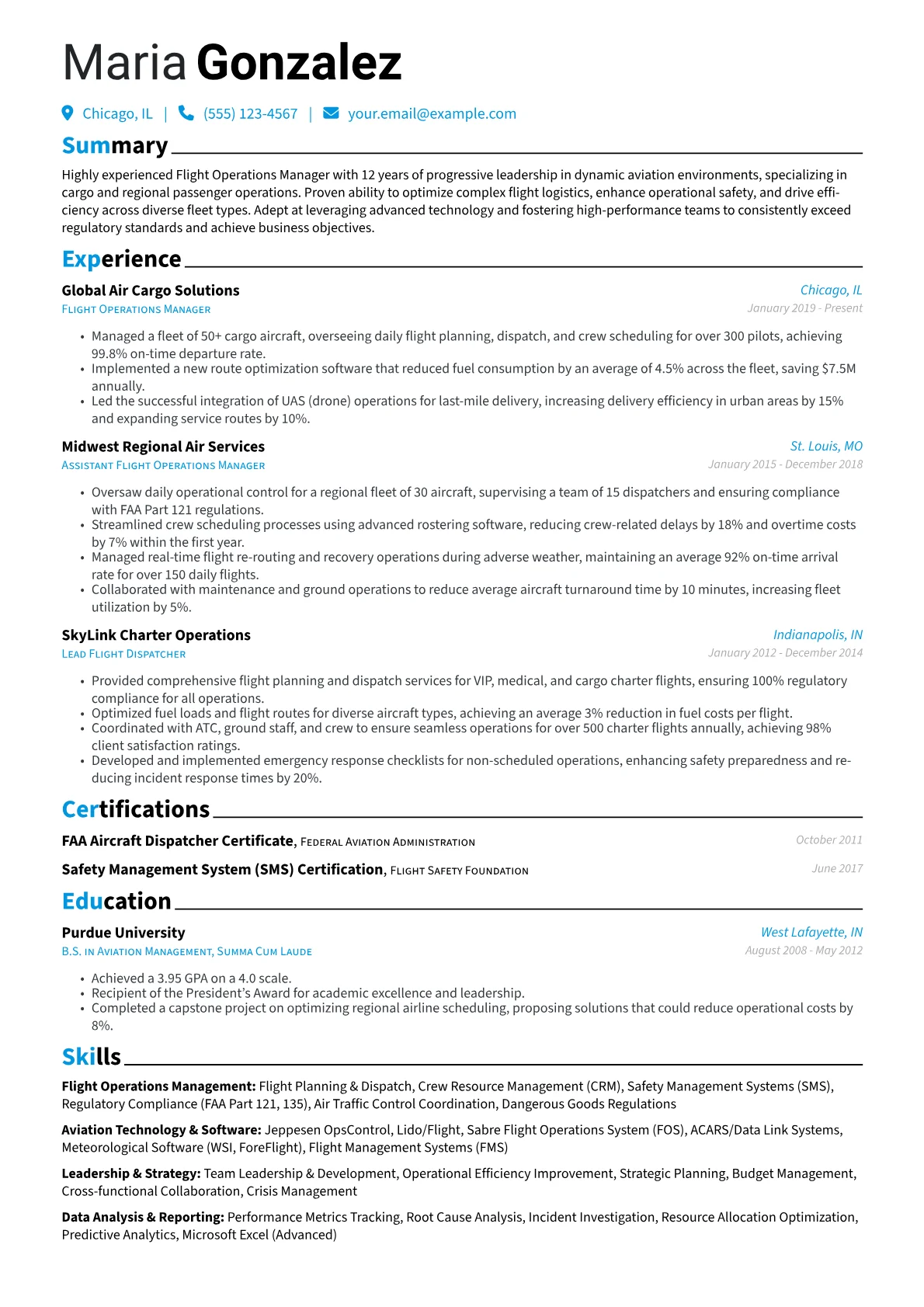 Flight Operations version - Page 1