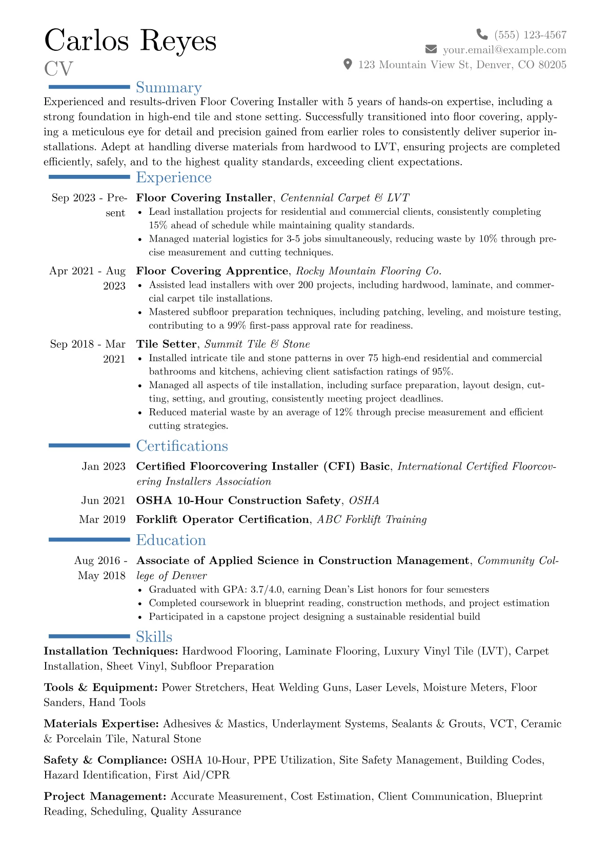 Career changer version - Page 1