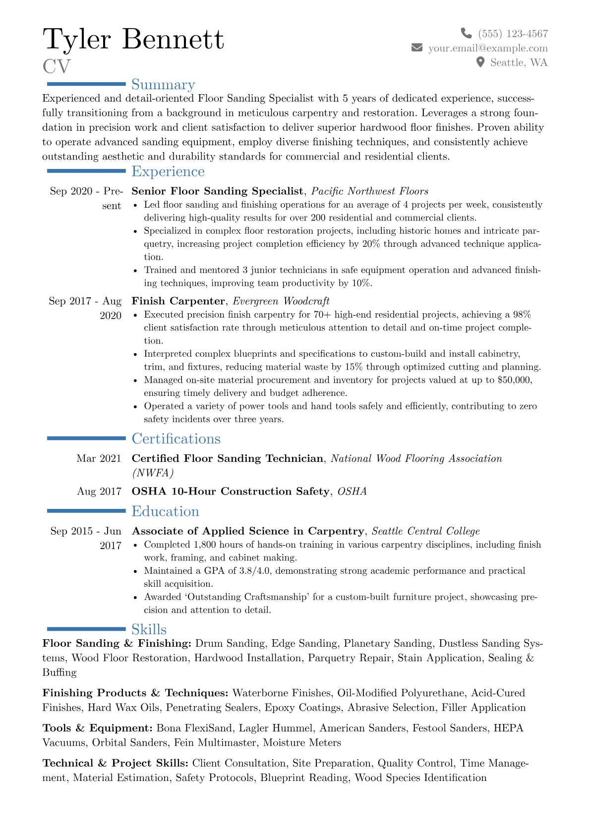 Career changer version - Page 1