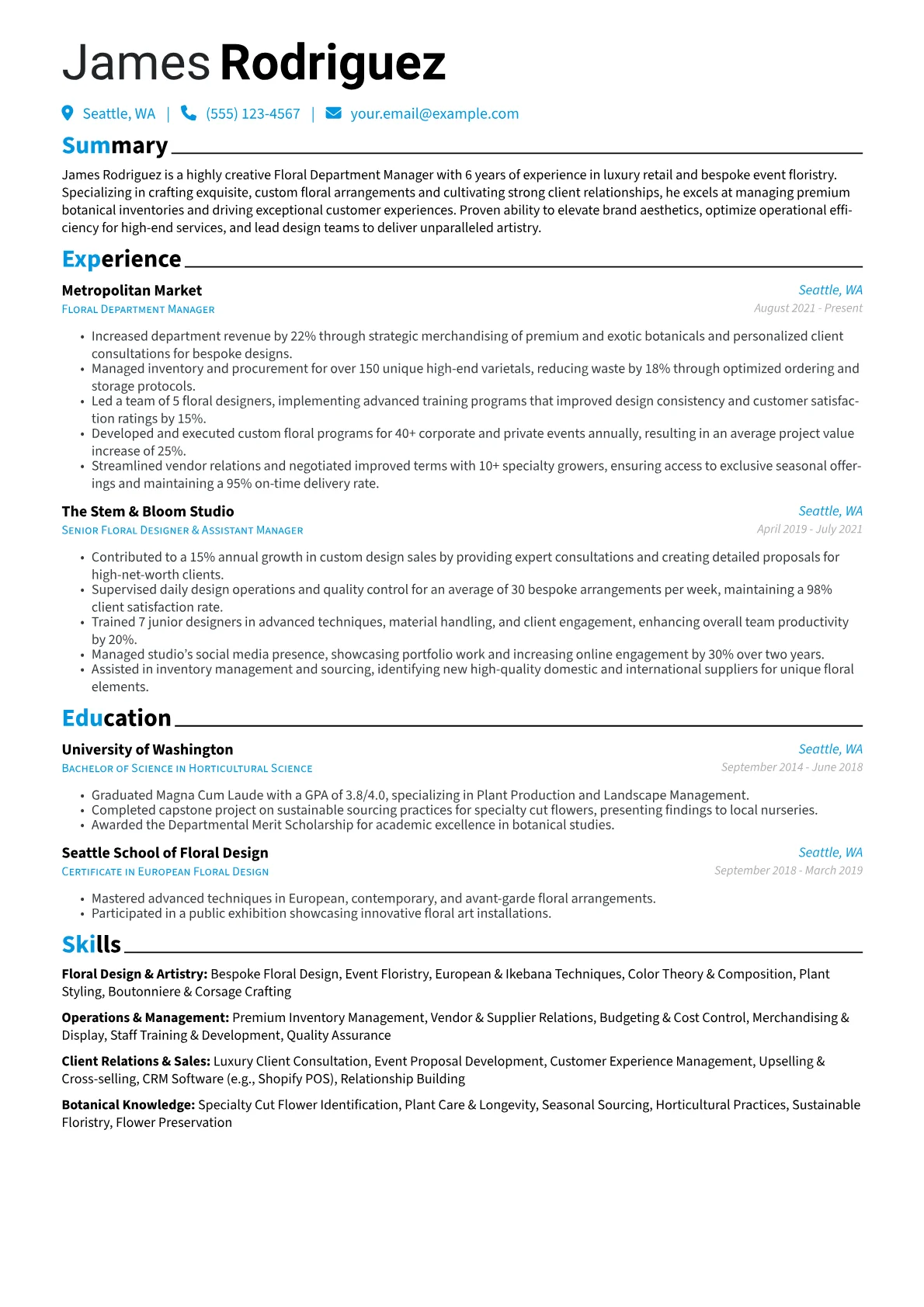 Floral Department version - Page 1