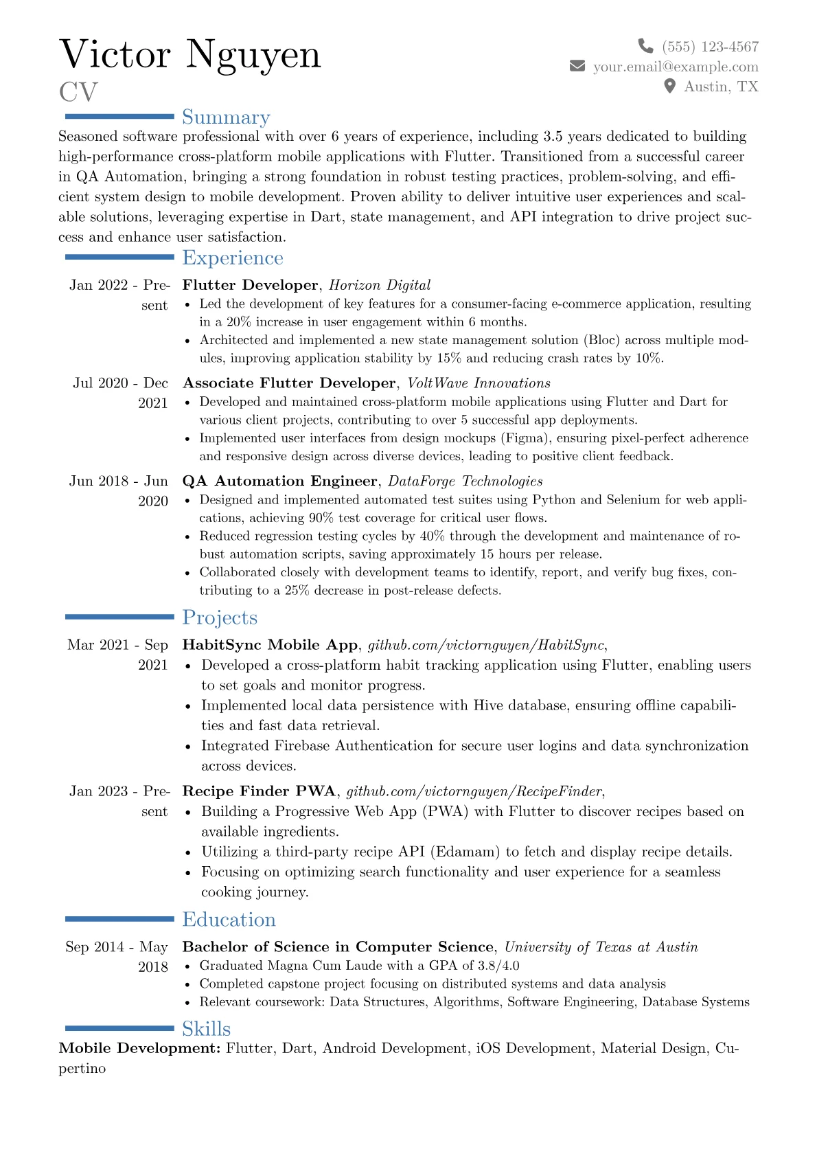 Career changer version - Page 1