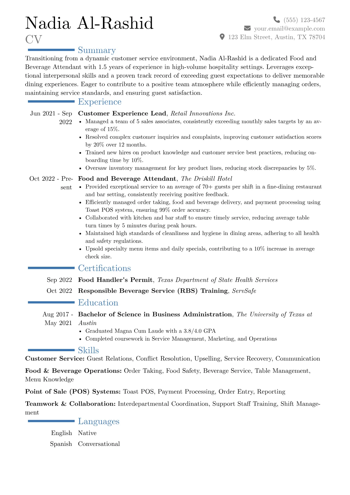 Career changer version - Page 1