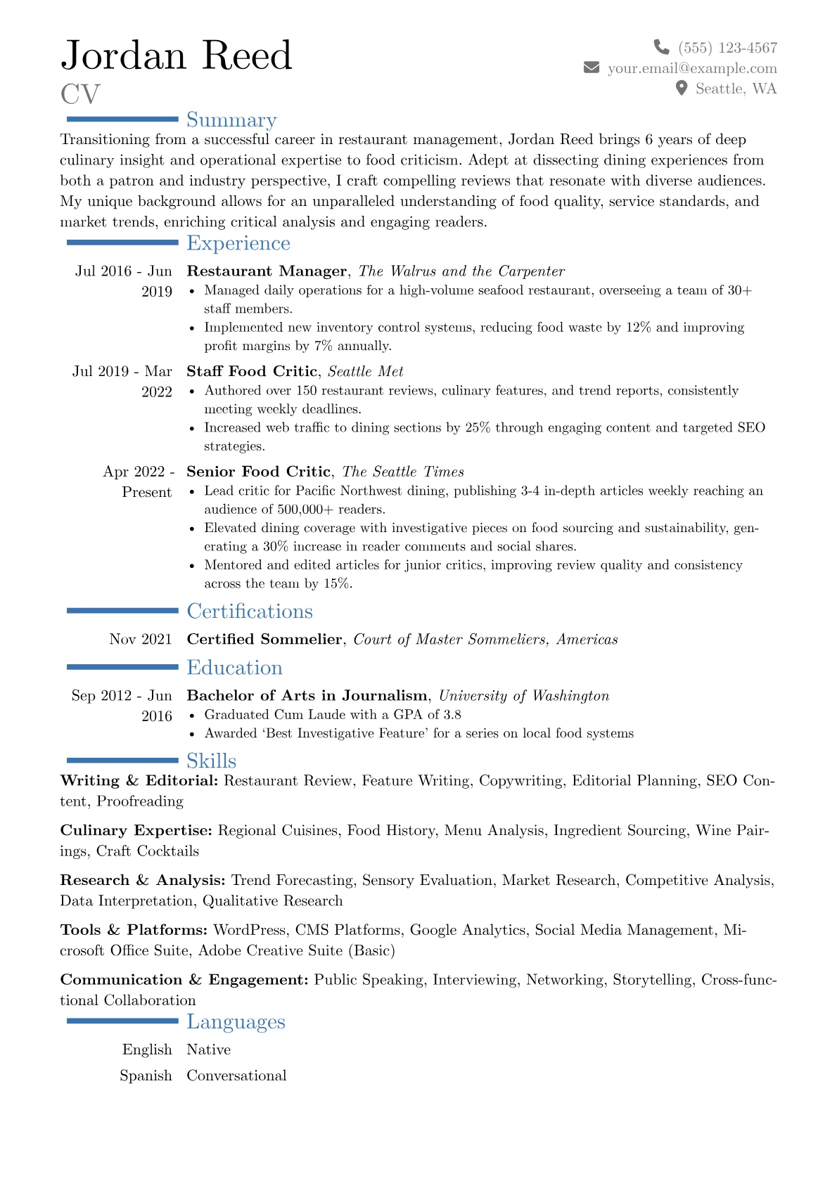 Career changer version - Page 1