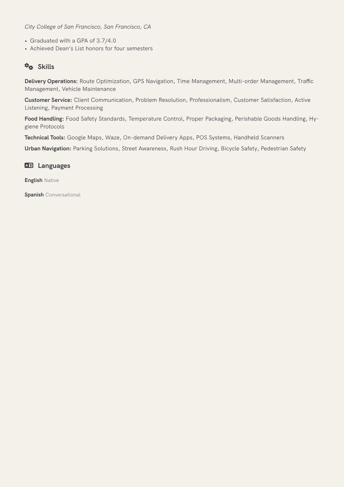 Food Delivery Driver version - Page 2
