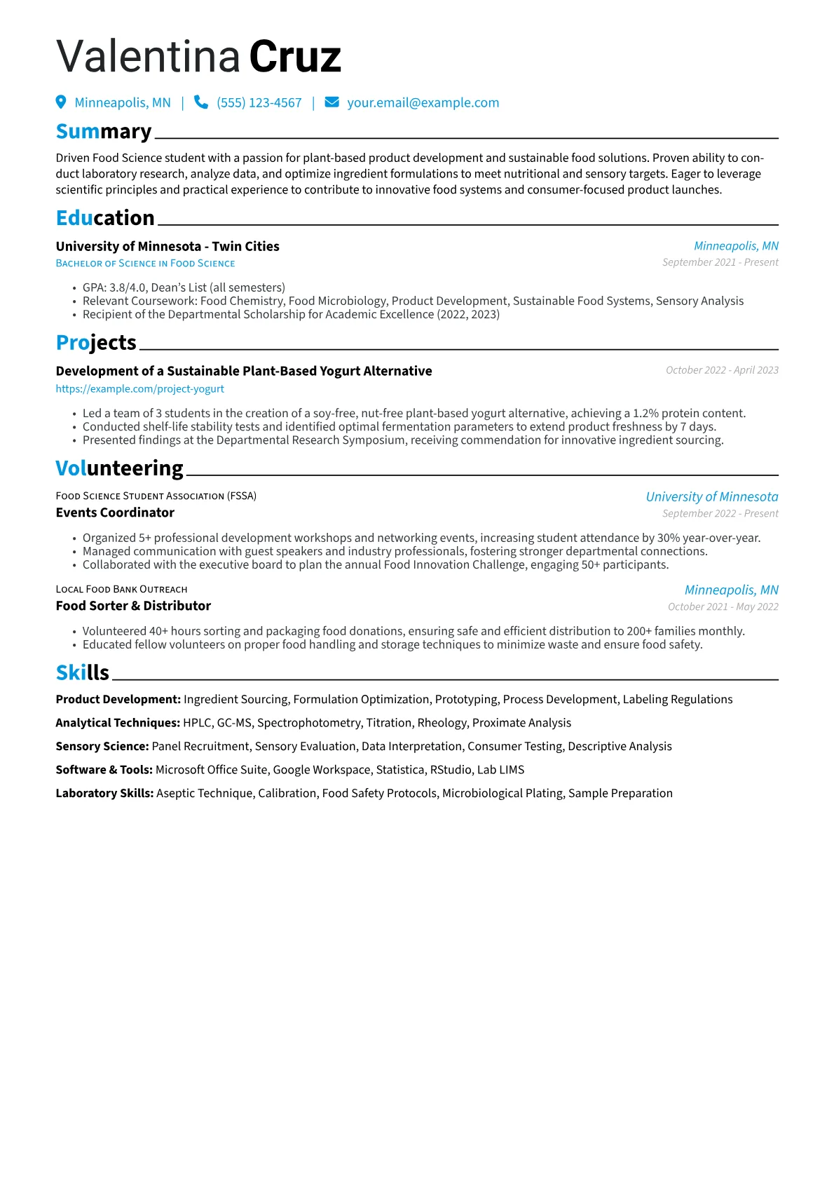 Food Science Student version - Page 1