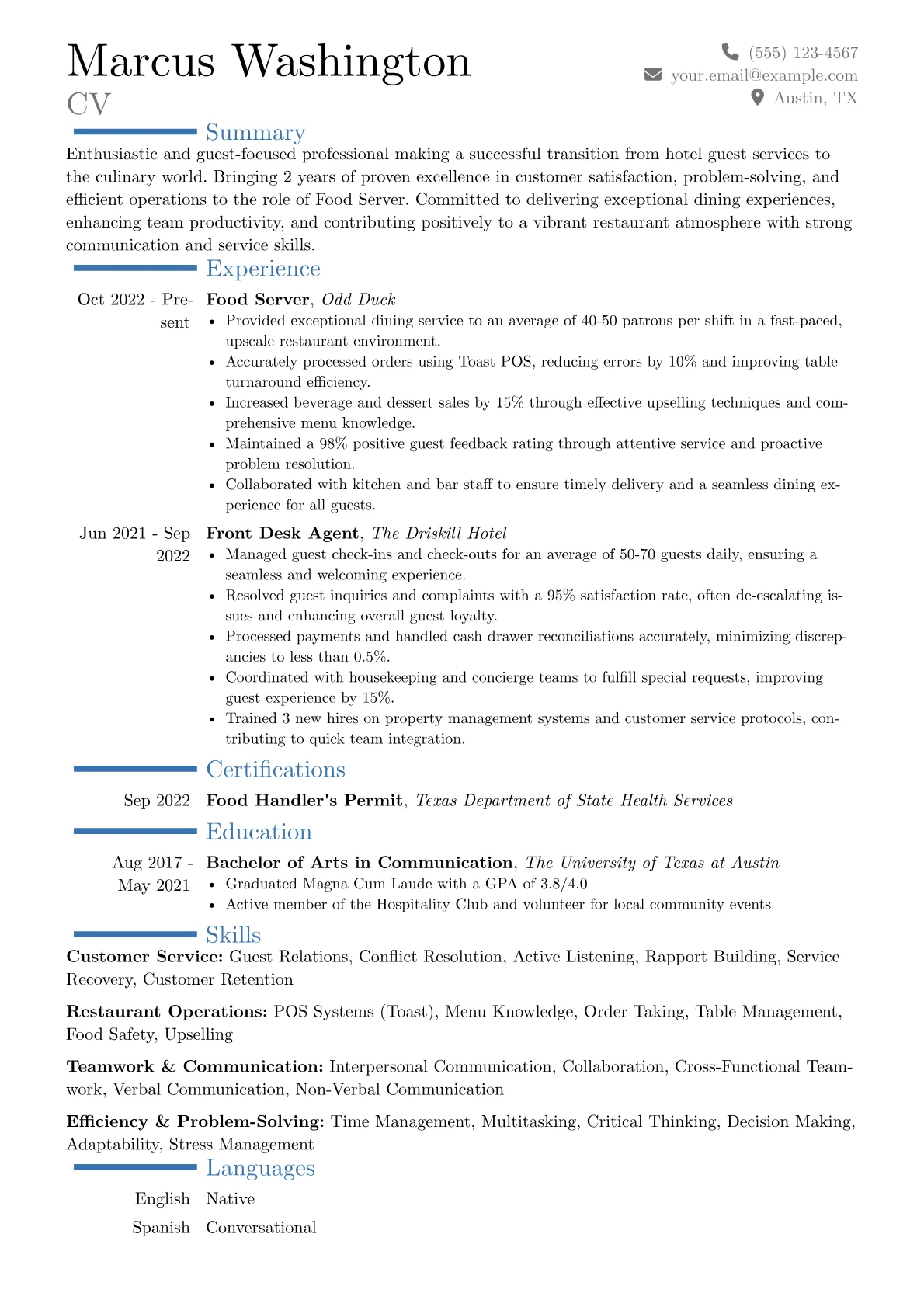 Career changer version - Page 1