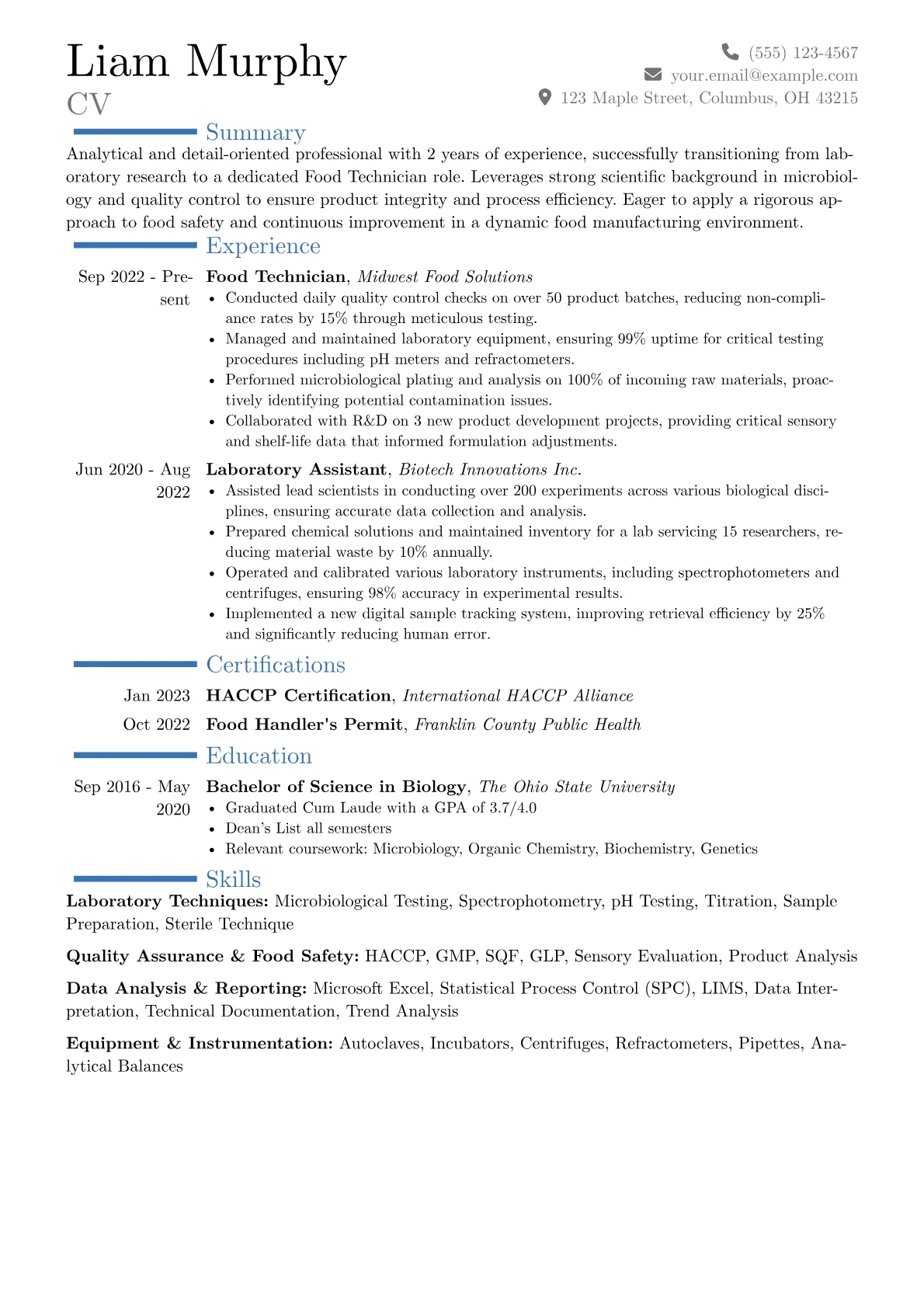 Career changer version - Page 1