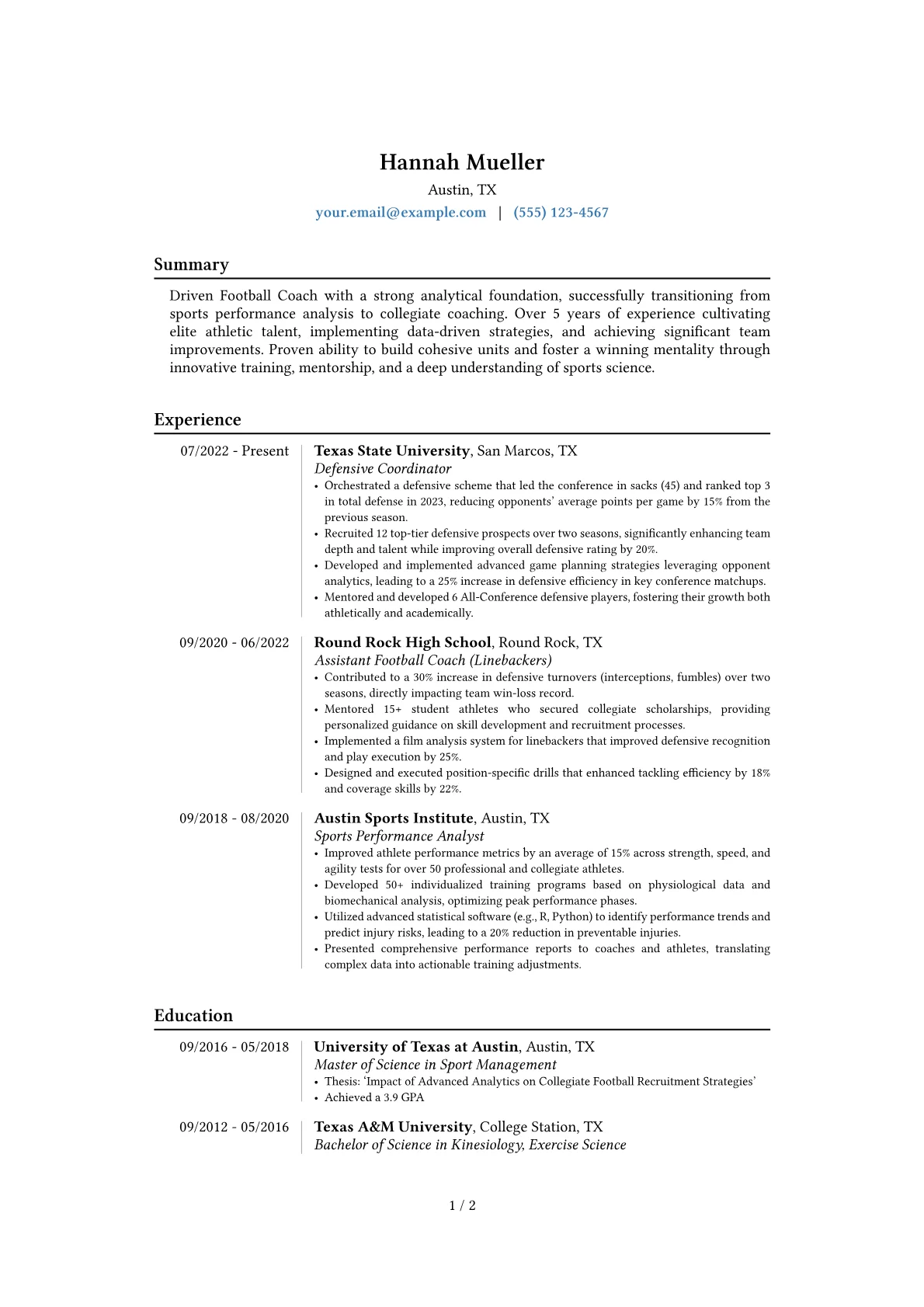 Career changer version - Page 1