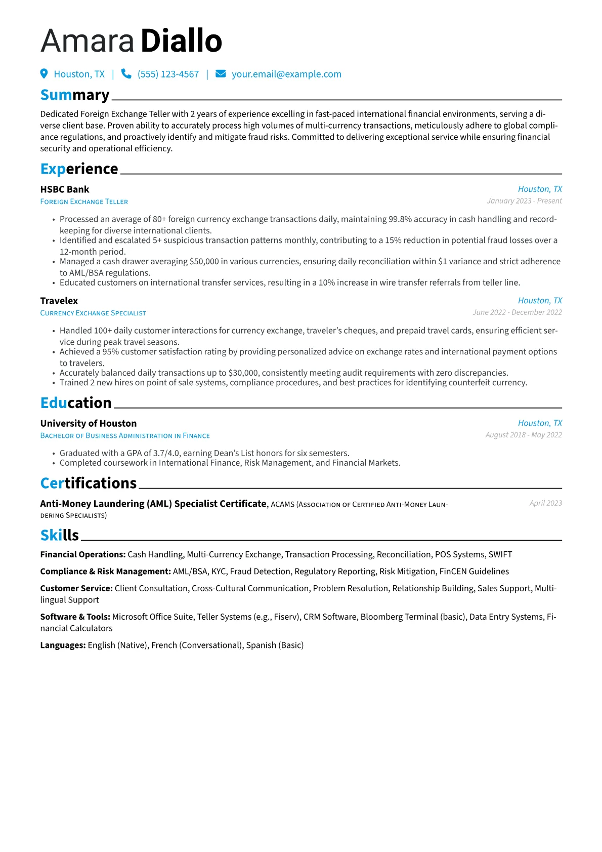 Foreign Exchange version - Page 1