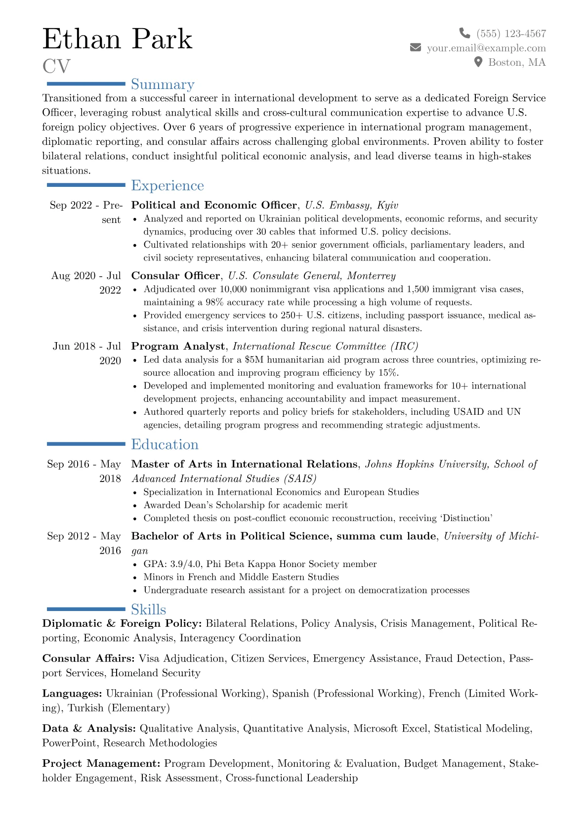 Career changer version - Page 1