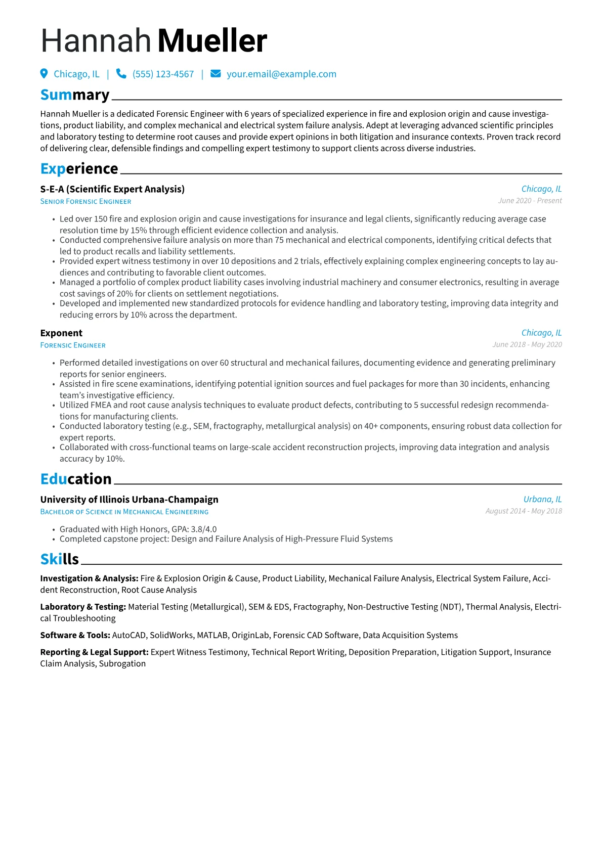 Forensic Engineer version - Page 1