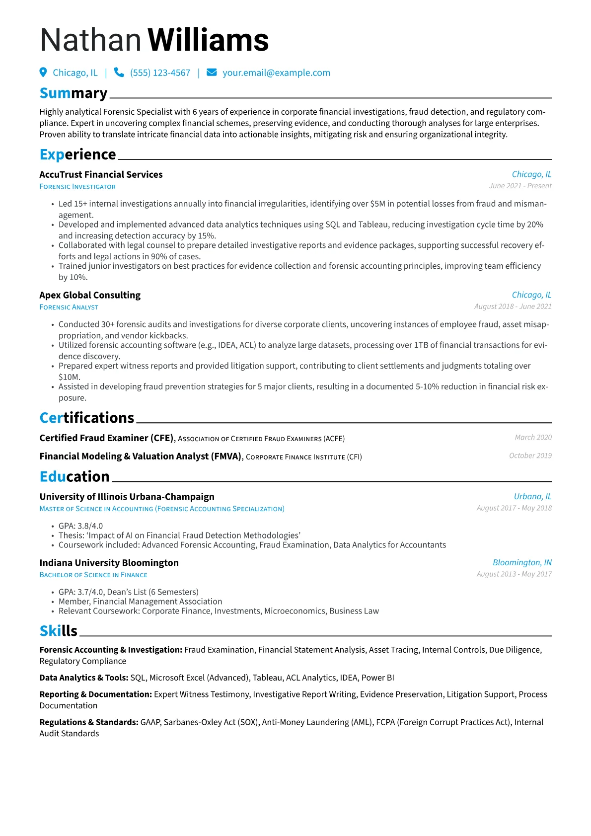 Forensic Accounting version - Page 1